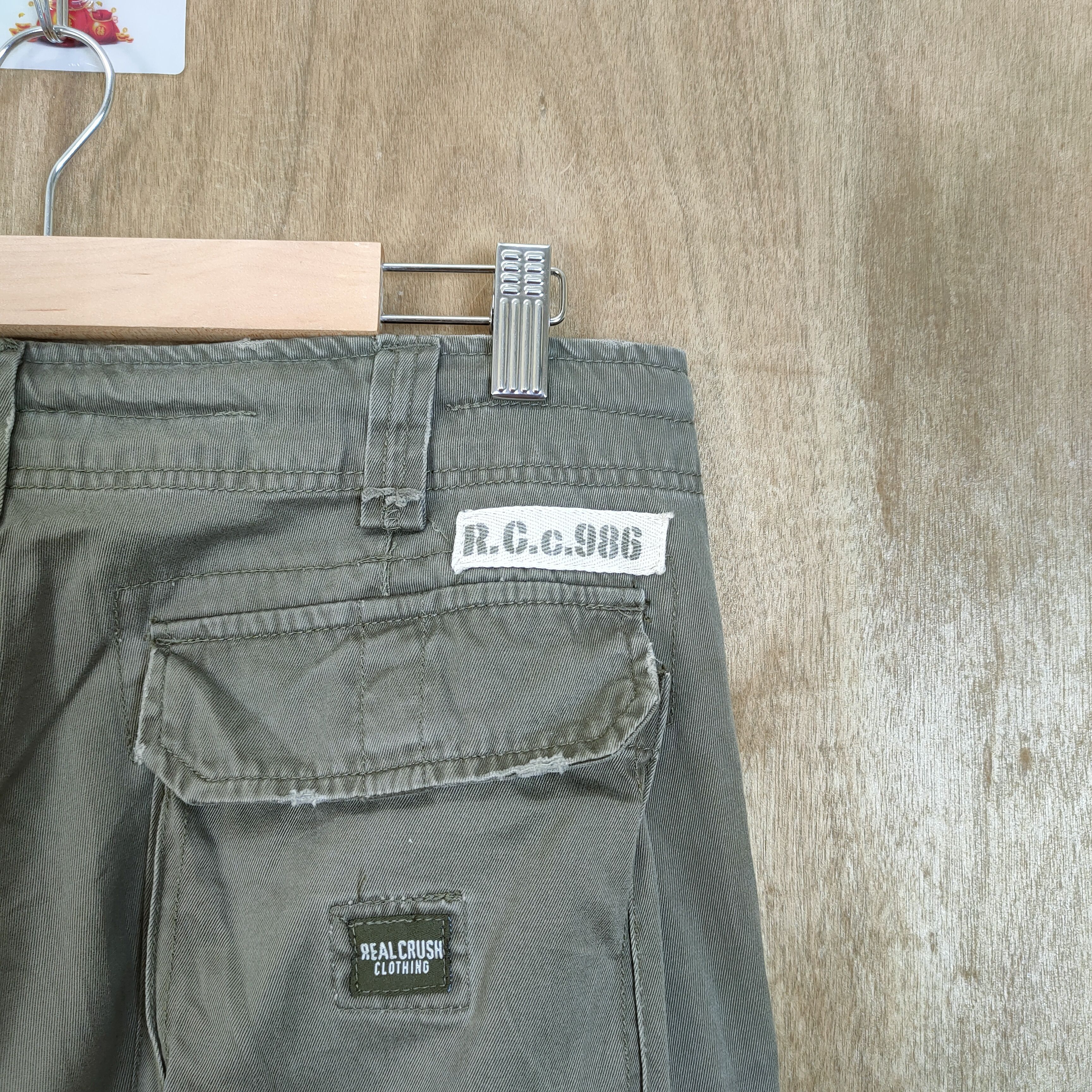 Japanese Brand VINTAGE RCC VINTAGE FADED BONDAGE CARGO PANTS Size US 32 / EU 48 - 11 Thumbnail
