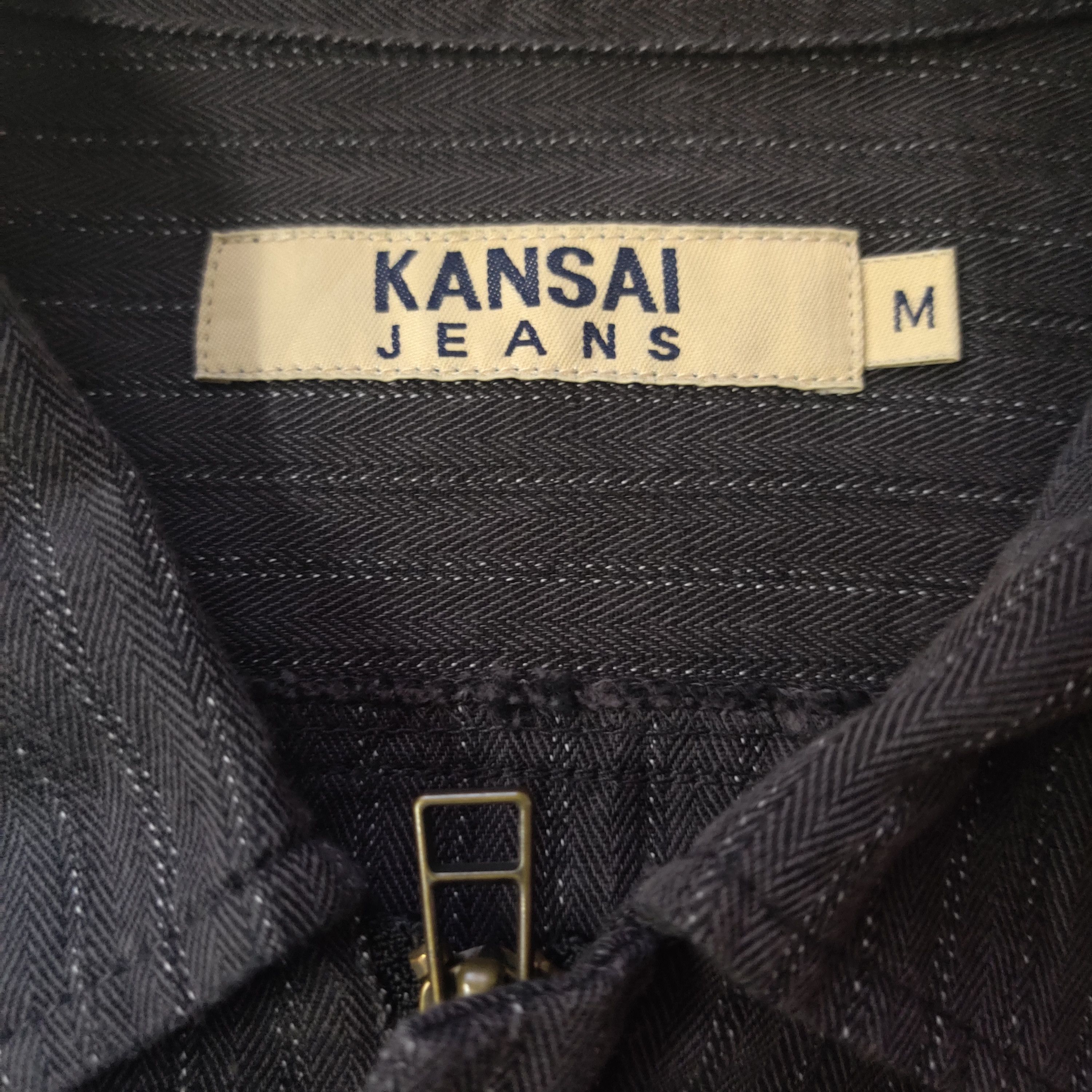 Kansai Yamamoto Vintage Kansai Jeans Zipper Jacket Size US M / EU 48-50 / 2 - 4 Thumbnail