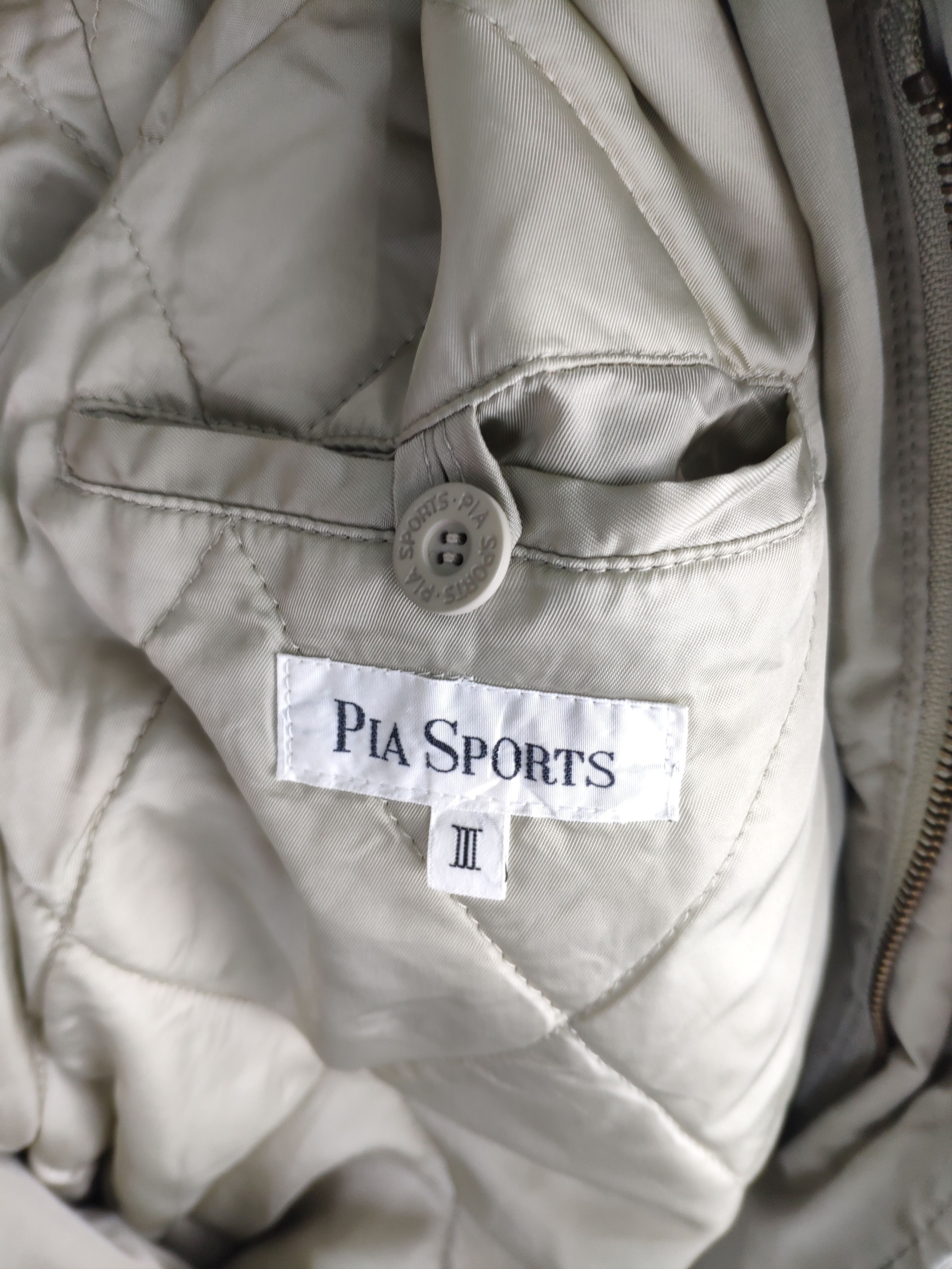 Japanese Brand × Vintage Steal 💥 Vintage Hoodie Jacket by Pia Sport Size US L / EU 52-54 / 3 - 8 Thumbnail