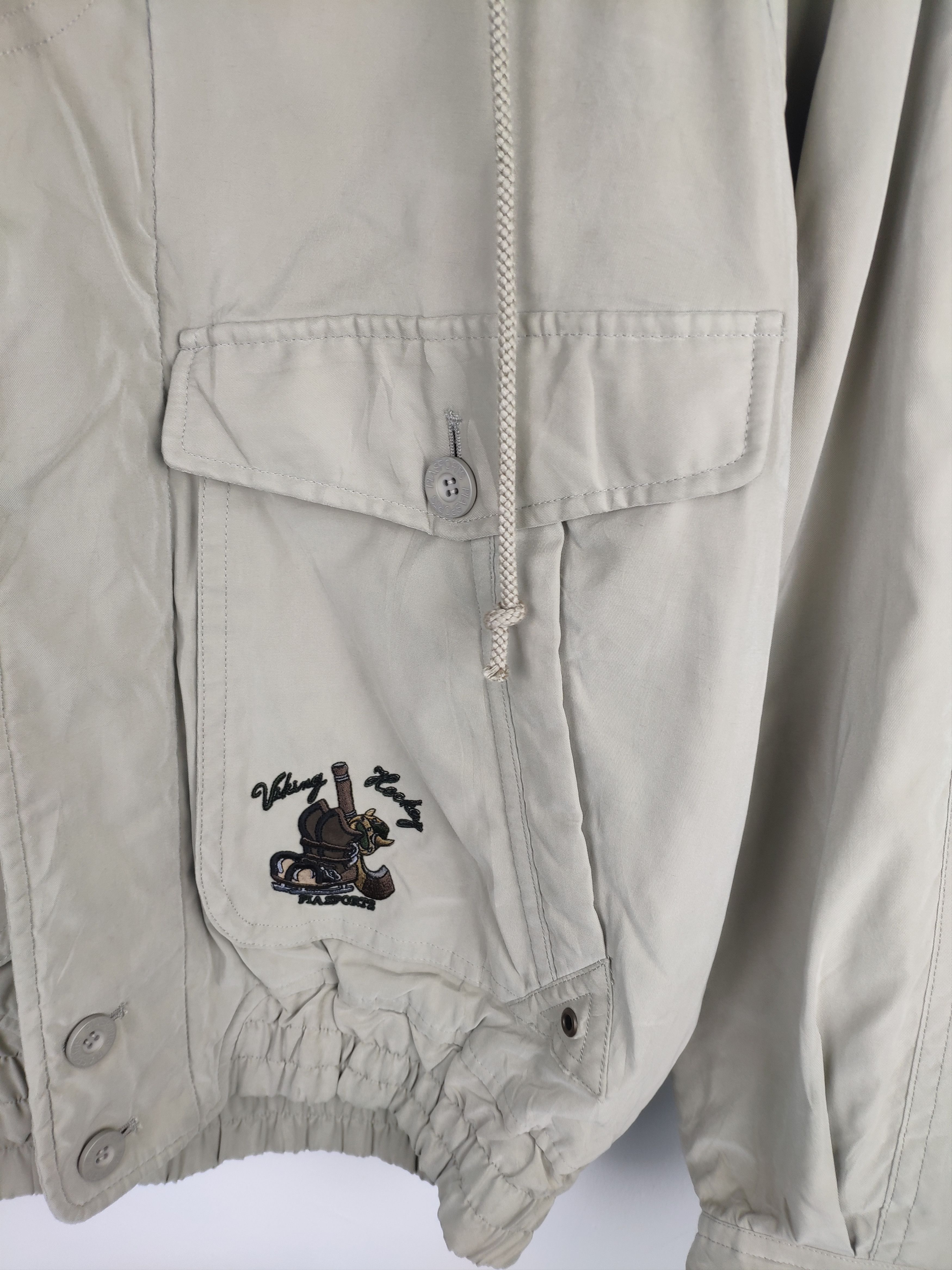 Japanese Brand × Vintage Steal 💥 Vintage Hoodie Jacket by Pia Sport Size US L / EU 52-54 / 3 - 6 Thumbnail
