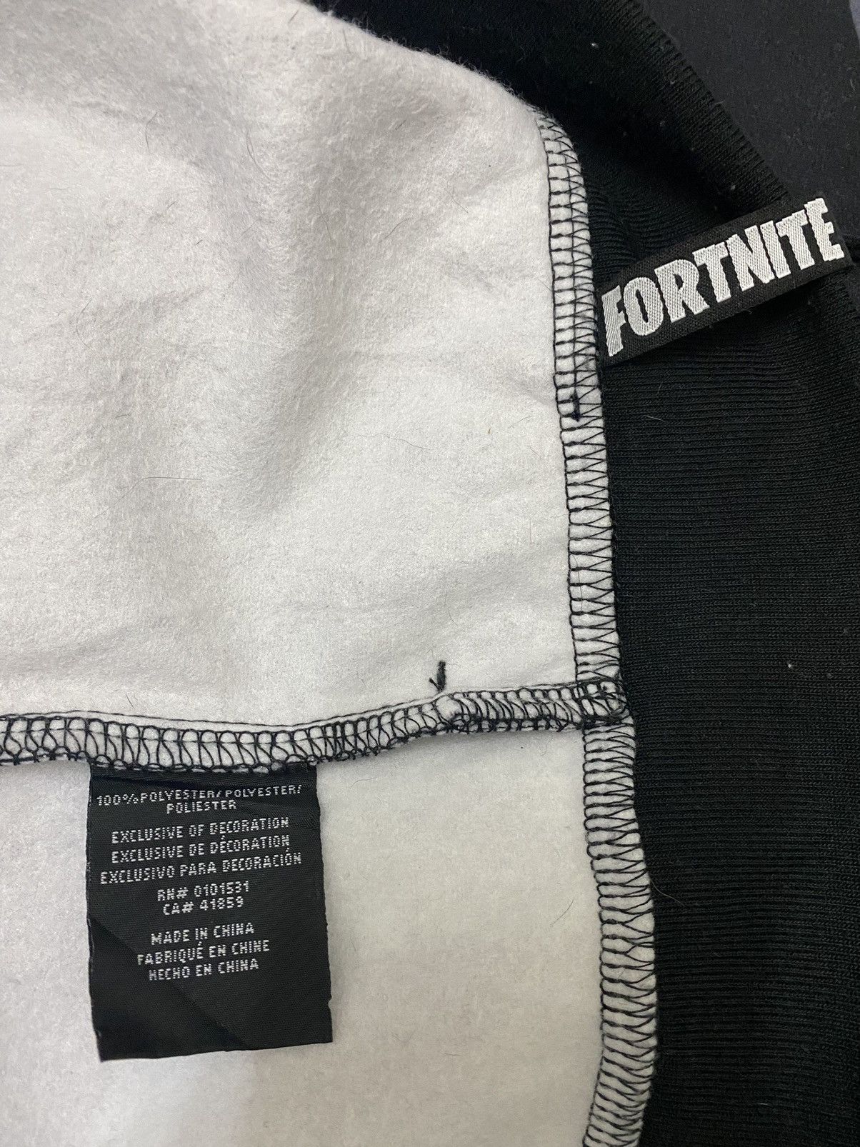 Cartoon Network Fortnite Cosplay Skeleton Full Zip Hoodie Size US M / EU 48-50 / 2 - 5 Thumbnail
