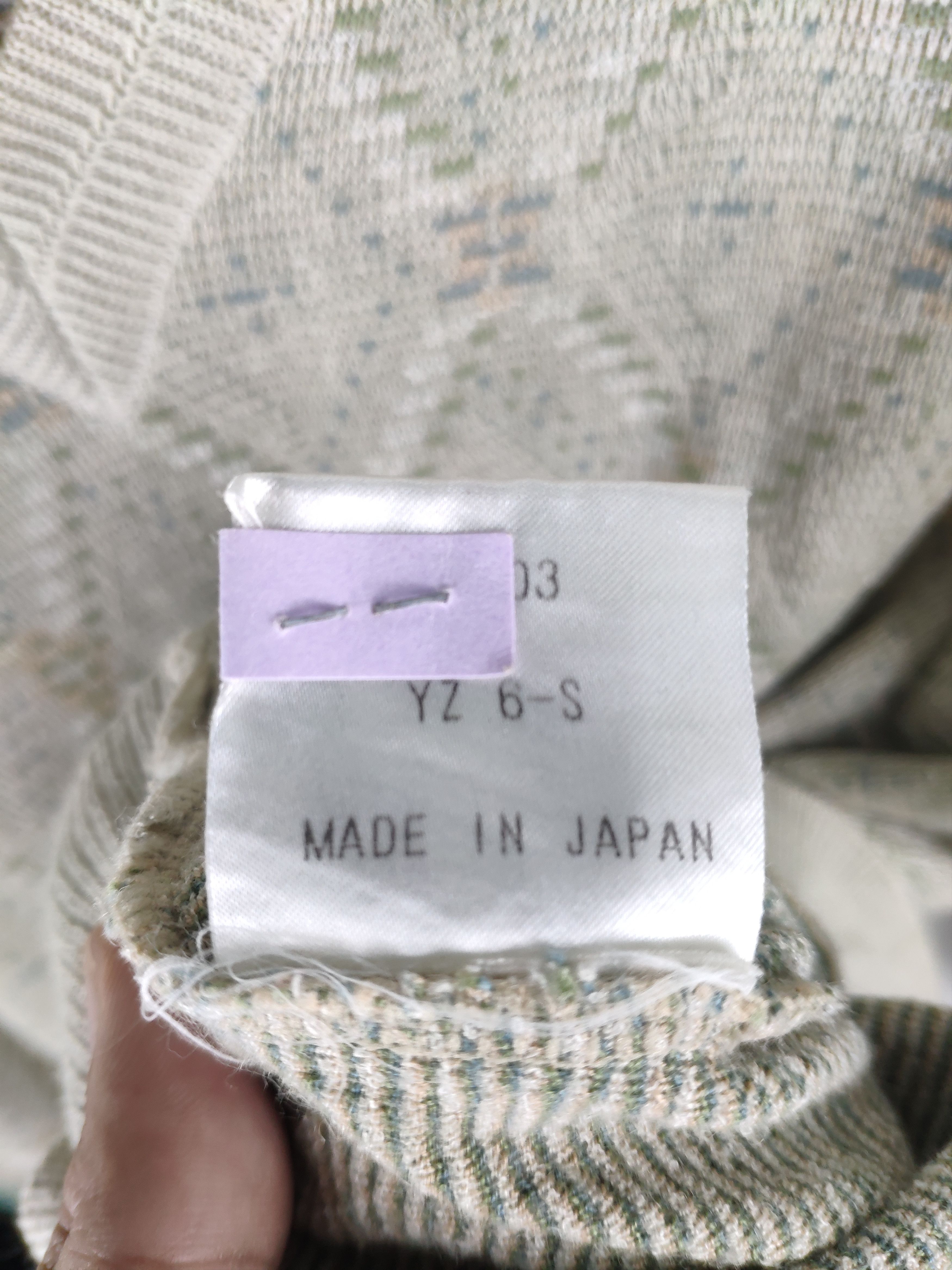 Aran Isles Knitwear × Japanese Brand × Vintage Steal 💥 Vintage Knit Sweater Diamond Style Japanese Size US L / EU 52-54 / 3 - 6 Thumbnail