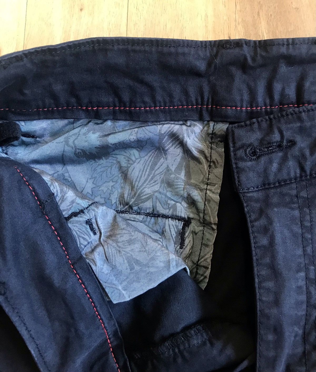 Vintage Vintage Jogger Style Navy Cargo Pants 29w Size US 29 - 4 Thumbnail