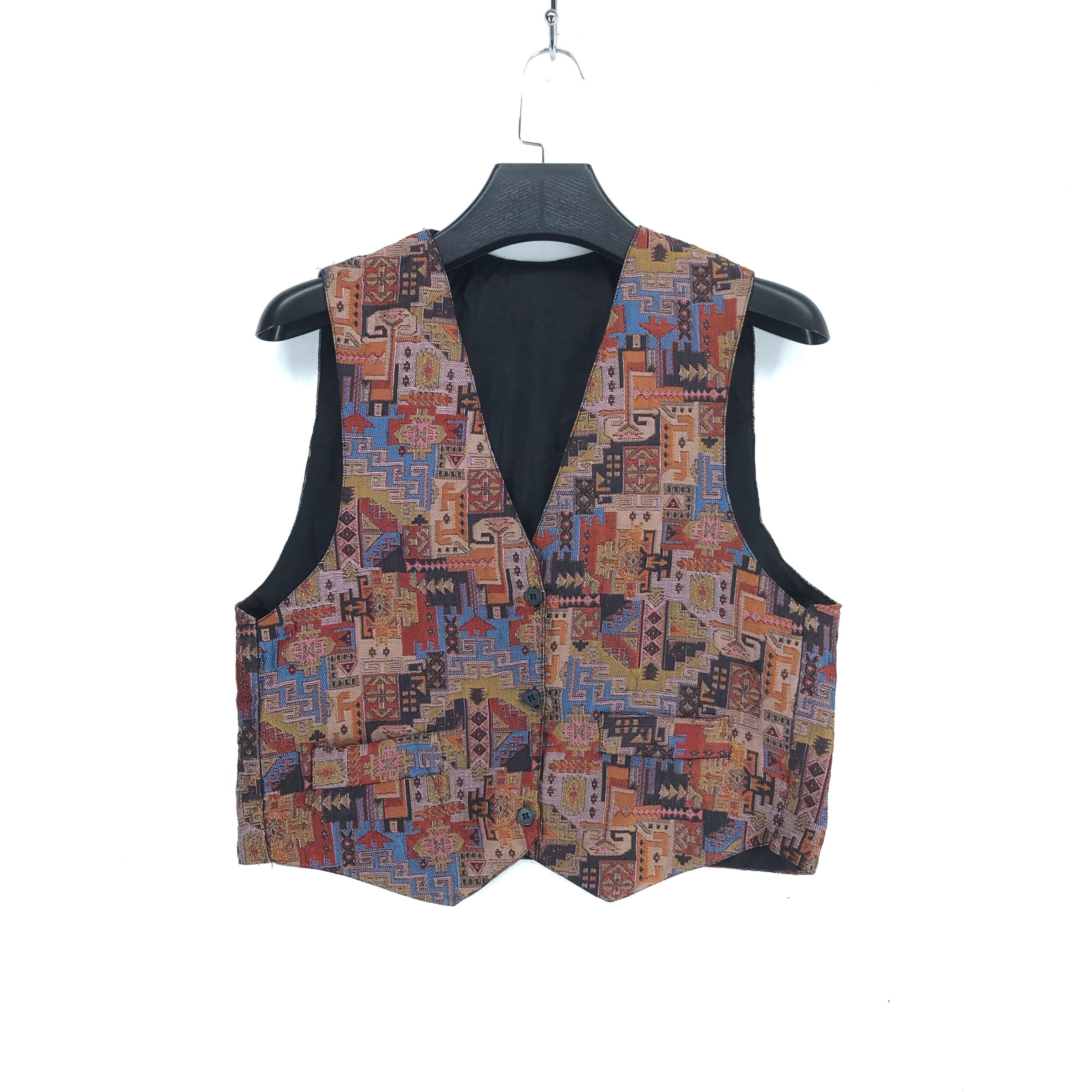Other Nice Stitch Design Rug Style Made in Turkey Vest #2475-95 Size 38S - 1 Thumbnail
