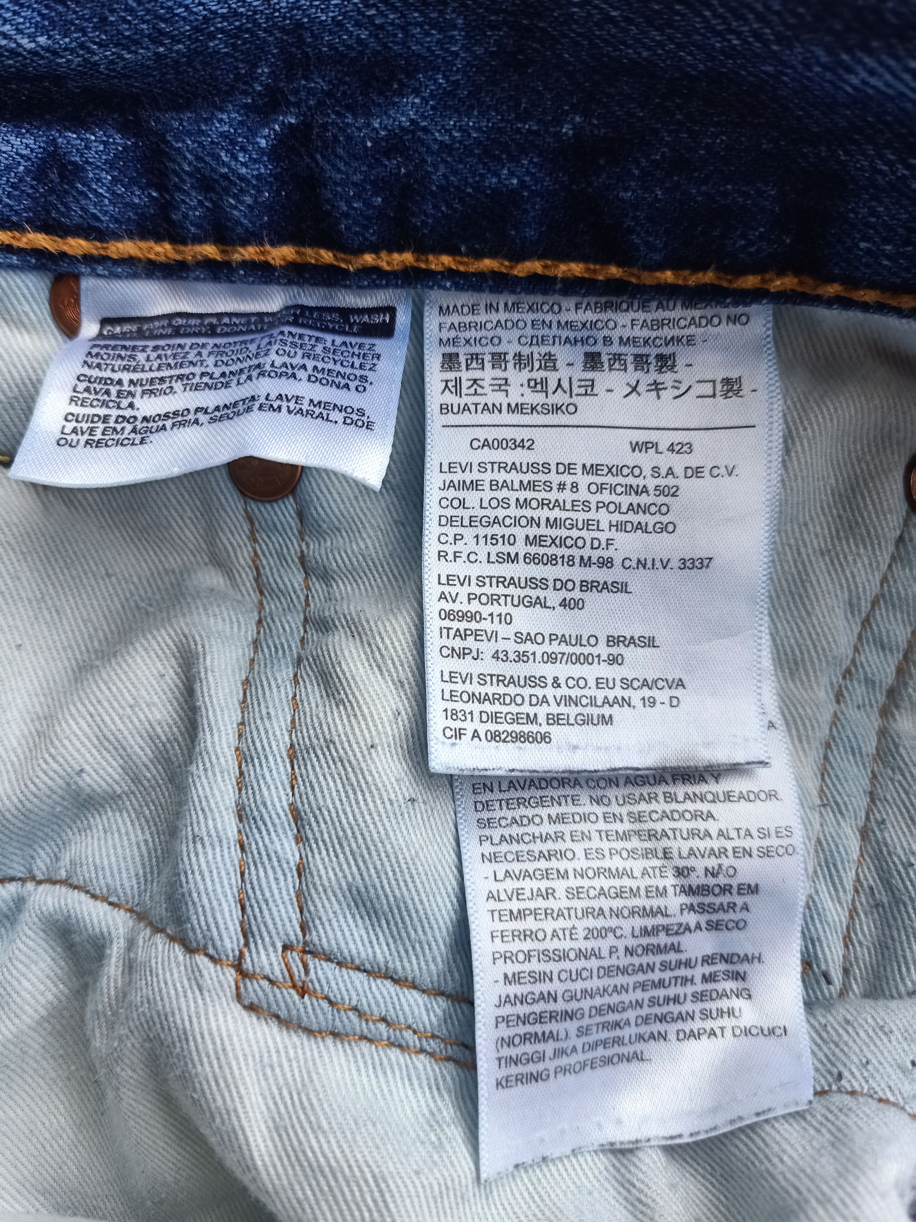 Levi's × Levi's Made & Crafted Exclusive Levi's Splash Black Lined 34x34 Size US 34 / EU 50 - 11 Thumbnail