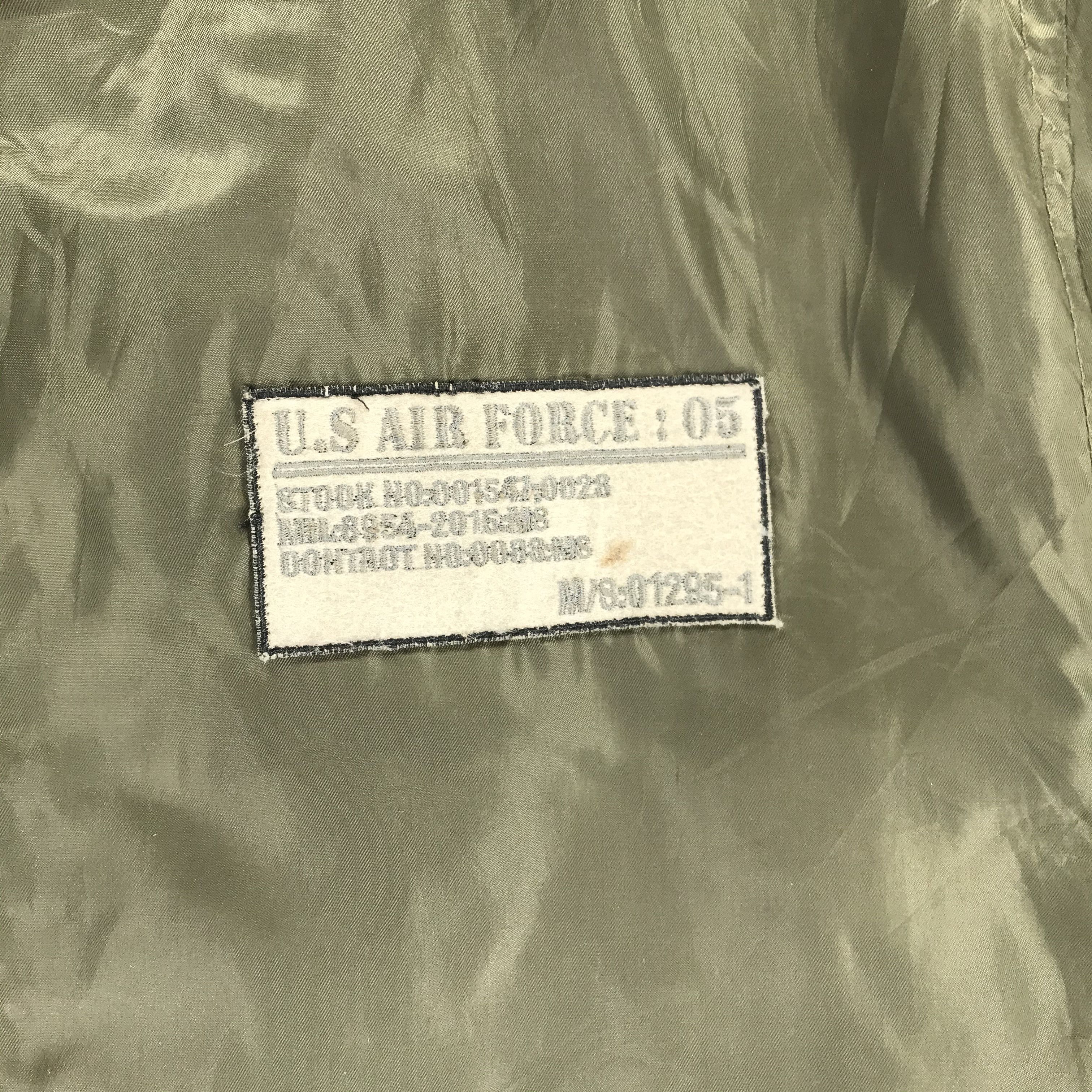 Other US Air Force Military Future Bullet Bomber Jacket #2479-95 Size US L / EU 52-54 / 3 - 4 Thumbnail