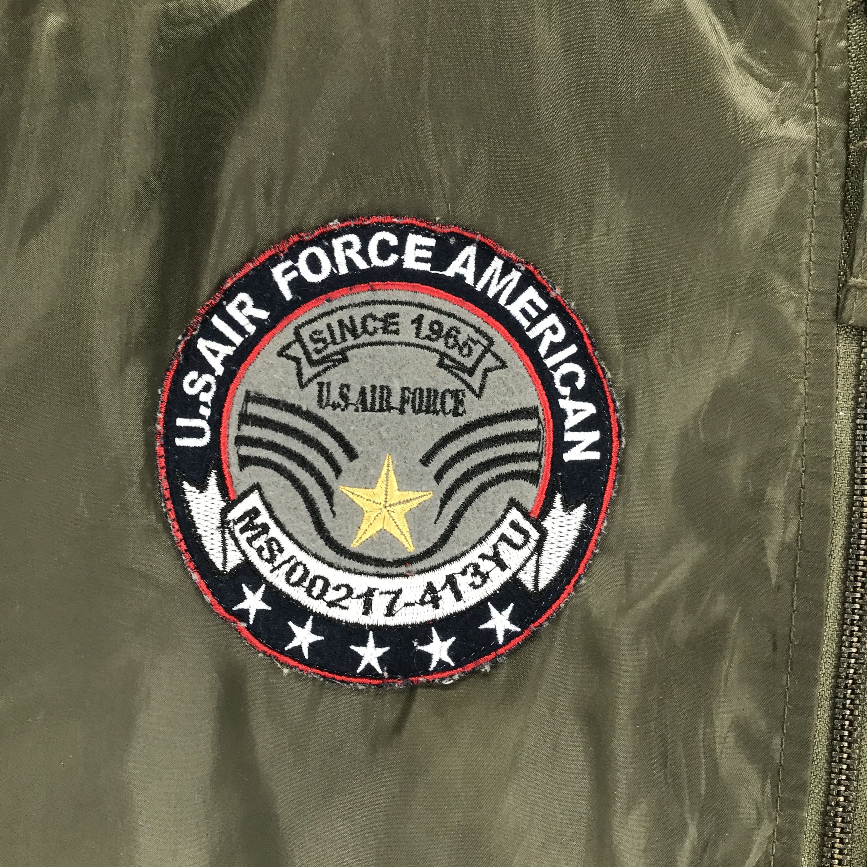 Other US Air Force Military Future Bullet Bomber Jacket #2479-95 Size US L / EU 52-54 / 3 - 3 Thumbnail