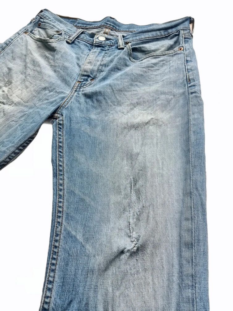 Levi's Vintage Distressed Levis light Blue Wash jeans Size US 31 - 8 Thumbnail