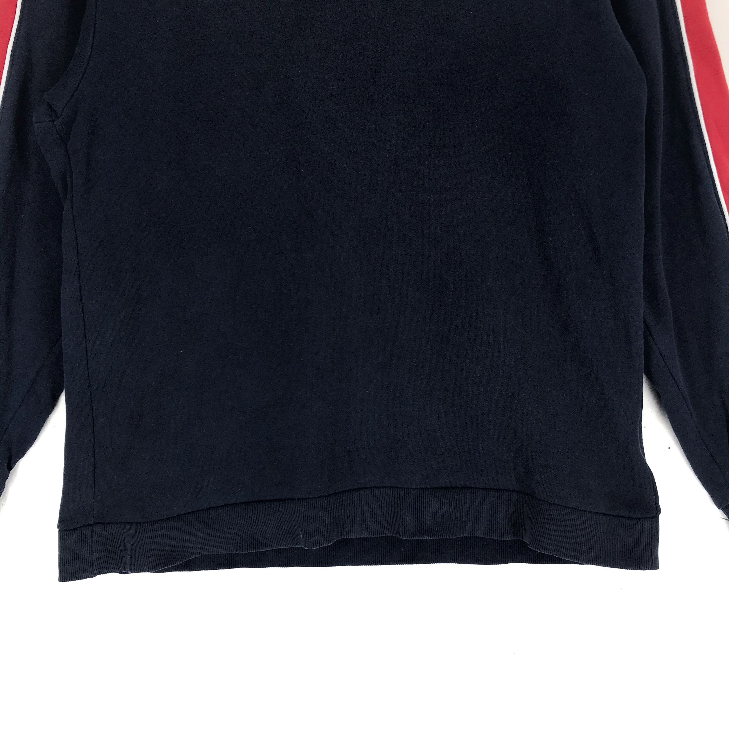 Nike Nike Embroidery Small Logo V Neck Sweatshirt #2470-95 Size US M / EU 48-50 / 2 - 4 Thumbnail