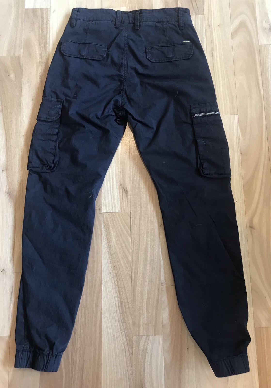 Vintage Vintage Jogger Style Navy Cargo Pants 30w Size US 30 / EU 46 - 5 Thumbnail