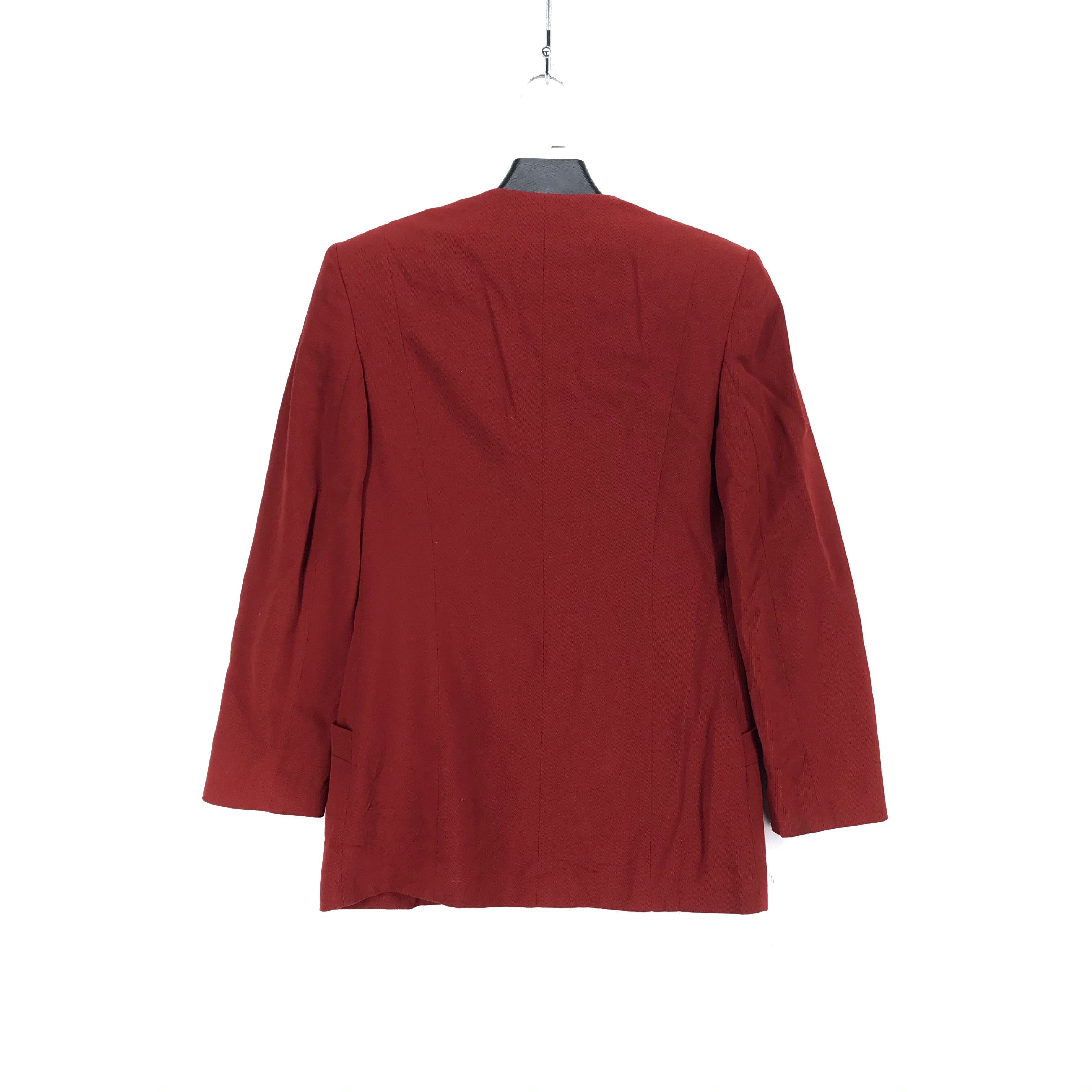Salvatore Ferragamo Salvatore Ferragamo Made in Italy Red Coat #2467-95 Size S / US 4 / IT 40 - 5 Thumbnail