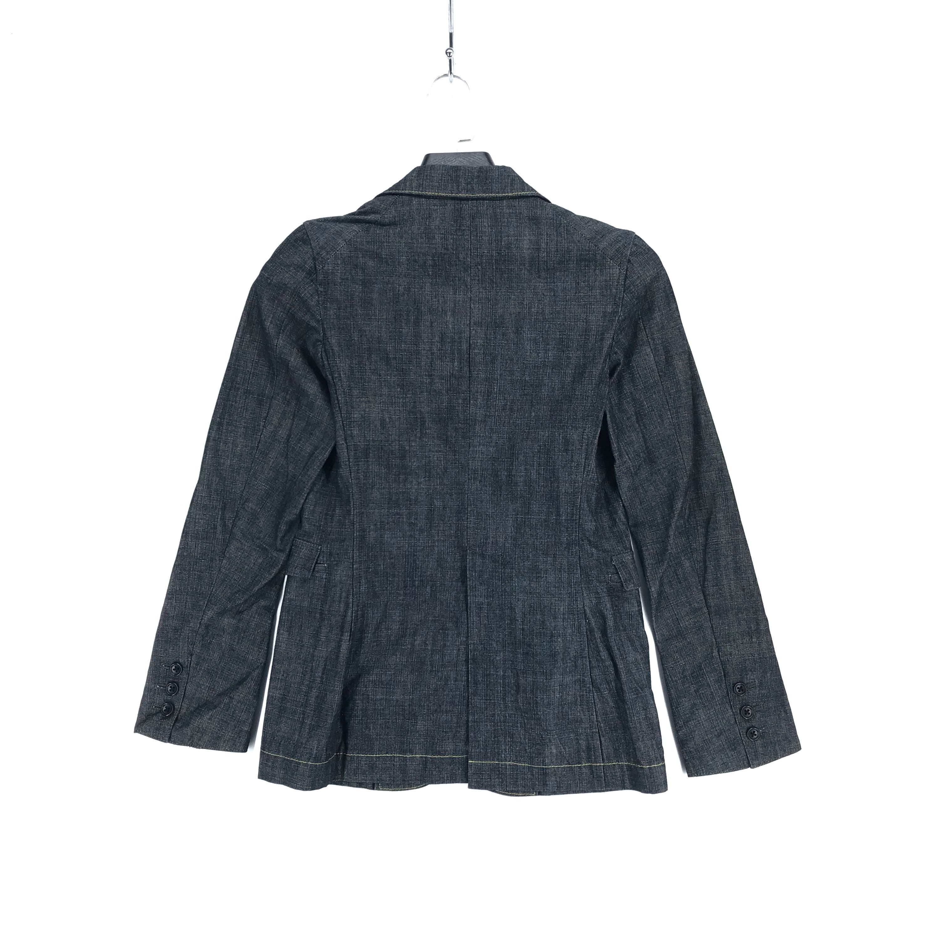 Japanese Brand RED CARPET Sheep Leather Denim Casual Jacket #2476-95 Size XS / US 0-2 / IT 36-38 - 7 Thumbnail