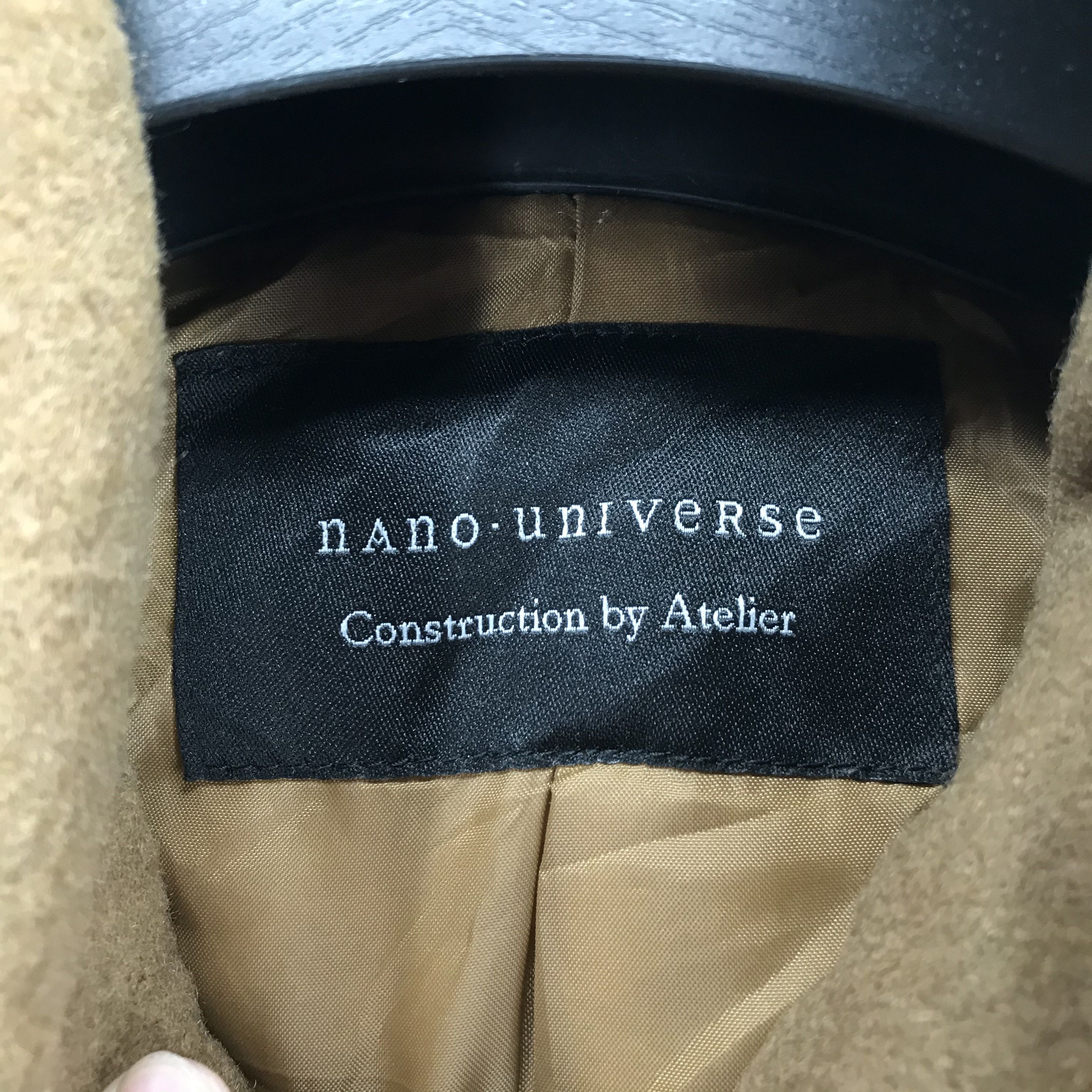 NANO universe Nano Universe Construction by Atelier Wool Coat #2464-95 Size US S / EU 44-46 / 1 - 5 Thumbnail