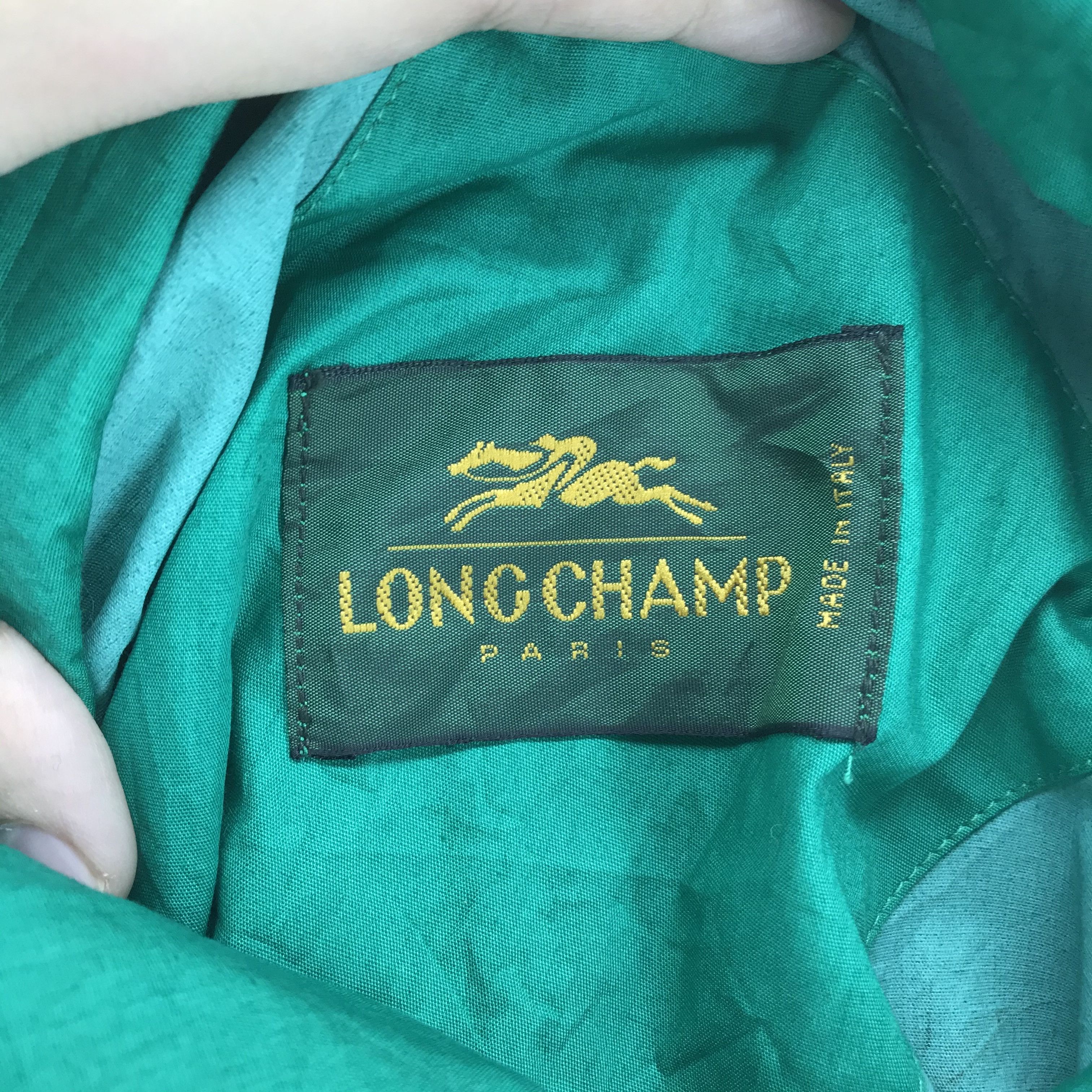 Longchamp Vintage Longchamp Made in Italy Green Light Jacket #2474-95 Size US M / EU 48-50 / 2 - 6 Thumbnail