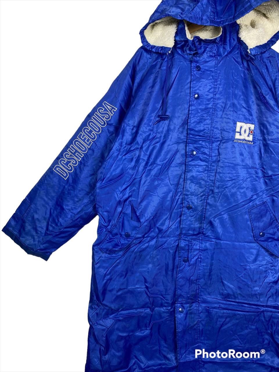 DC Vintage 90s DC Shoes Blue Hoodie Long Jacket Winter Size US XL / EU 56 / 4 - 5 Thumbnail