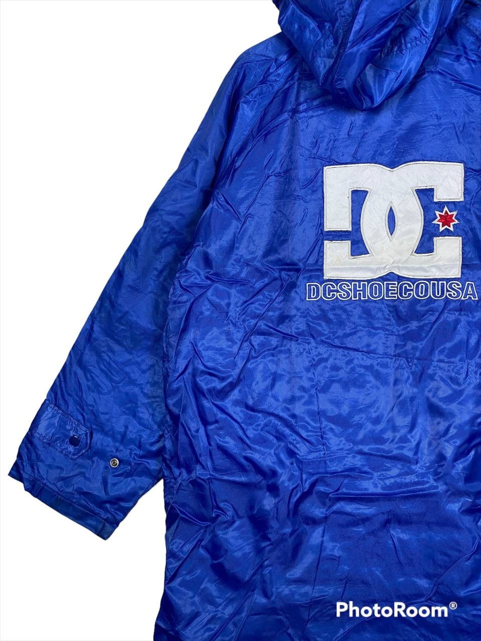 DC Vintage 90s DC Shoes Blue Hoodie Long Jacket Winter Size US XL / EU 56 / 4 - 6 Thumbnail
