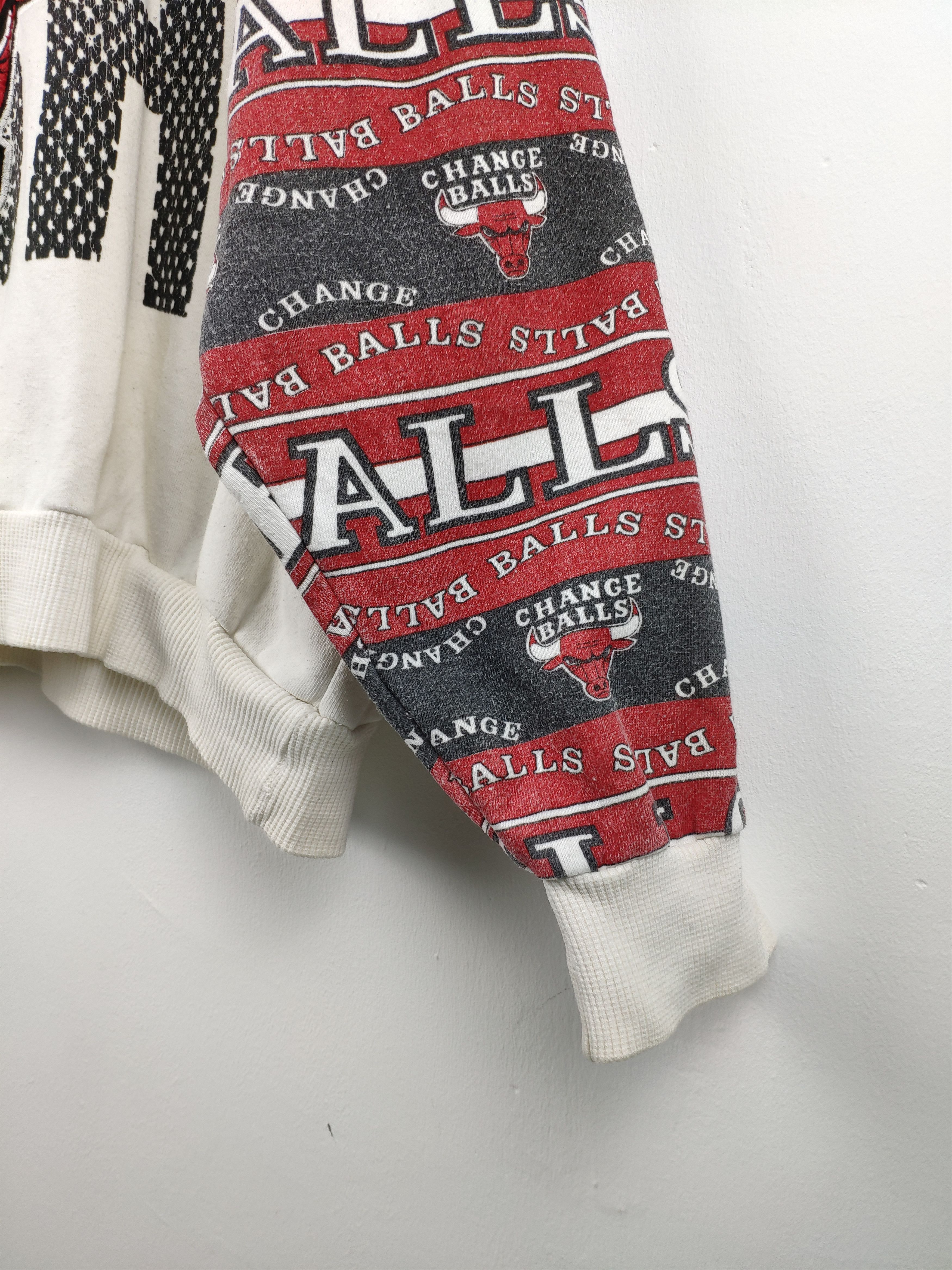 NBA × Vintage Vintage Chicago Bull Hoodie Parody Change Bull Size US XXL / EU 58 / 5 - 8 Thumbnail