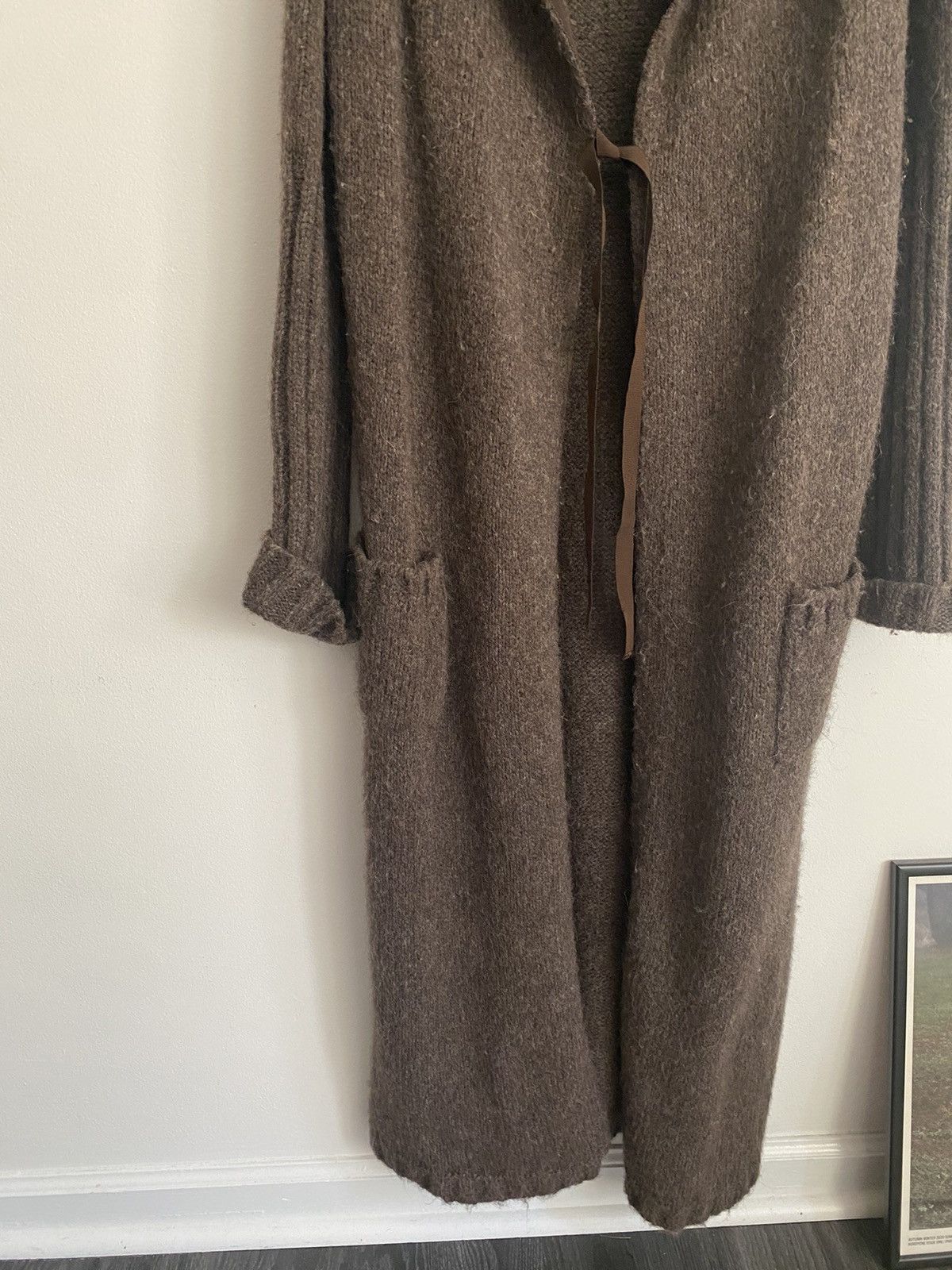 Rick Owens FW09 CRUST Long Knit Jacket Size US L / EU 52-54 / 3 - 6 Thumbnail