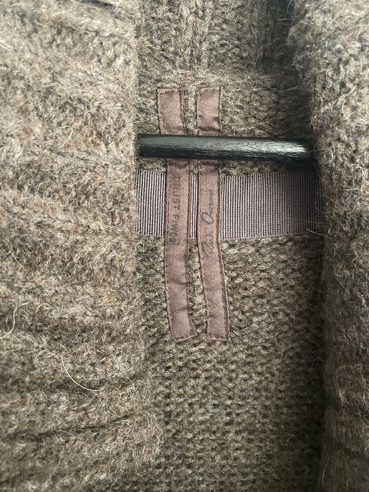 Rick Owens FW09 CRUST Long Knit Jacket Size US L / EU 52-54 / 3 - 3 Thumbnail