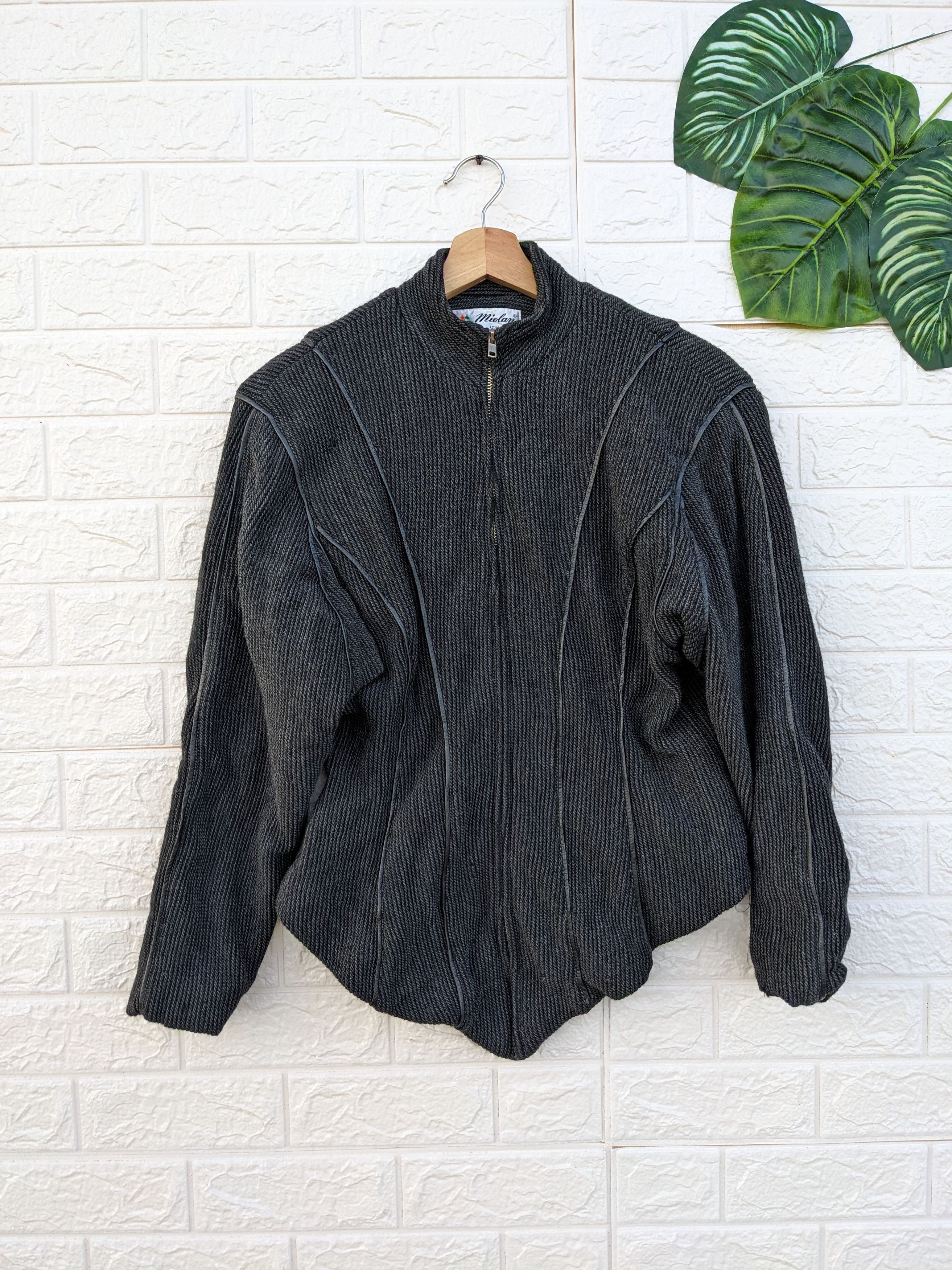 image of Archival Clothing x Italian Designers Miolan Italy Archival Jacket in Black, Women's (Size Small)