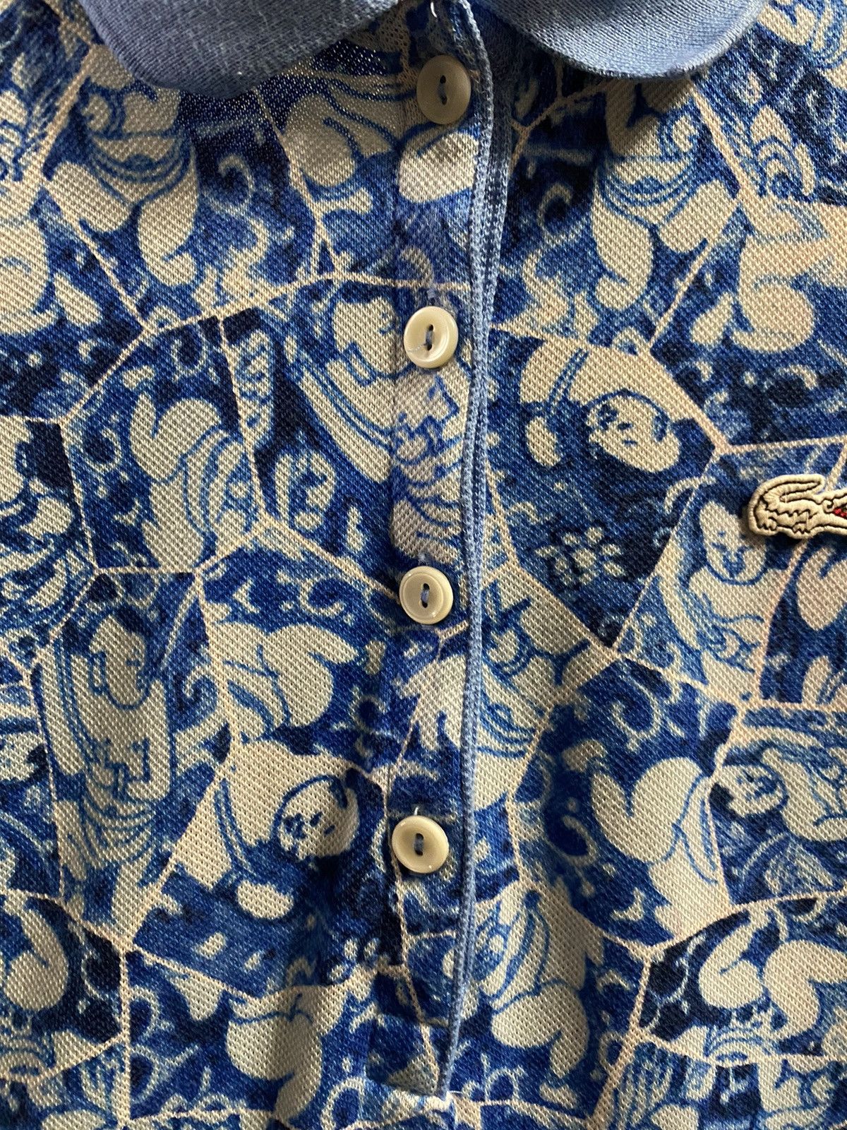 Lacoste Rare Polo Lacoste x Li Xiaofeng Colaboration. Japan style. Size S / US 4 / IT 40 - 4 Thumbnail