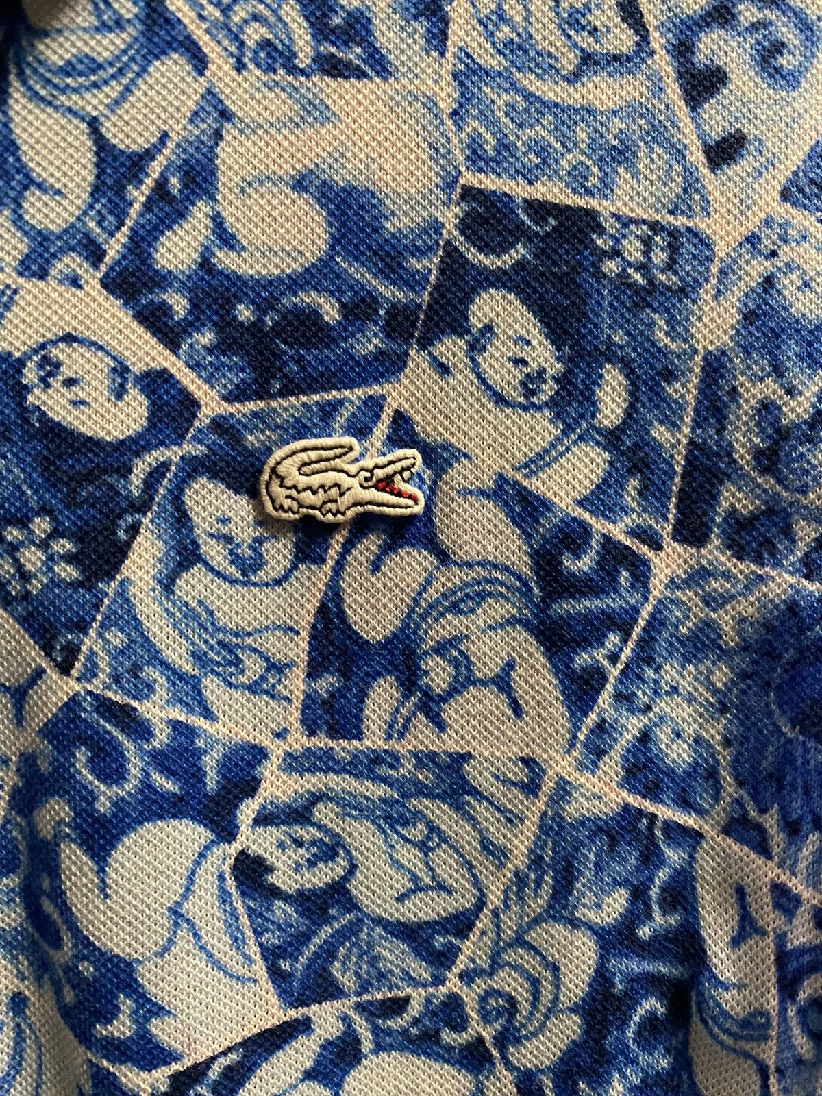 Lacoste Rare Polo Lacoste x Li Xiaofeng Colaboration. Japan style. Size S / US 4 / IT 40 - 3 Thumbnail