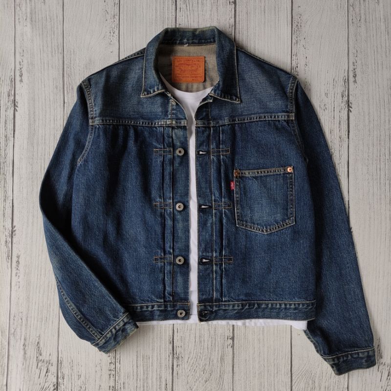 Vintage LEVI'S Type 1 Big E Denim Trucker Jacket Size 38/ M