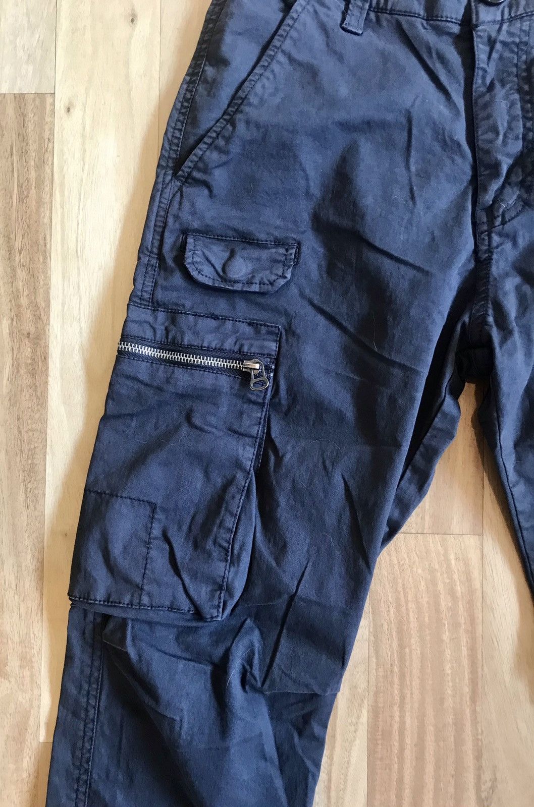 Vintage Vintage Jogger Style Grey Cargo Pants 36w Size US 36 / EU 52 - 2 Thumbnail