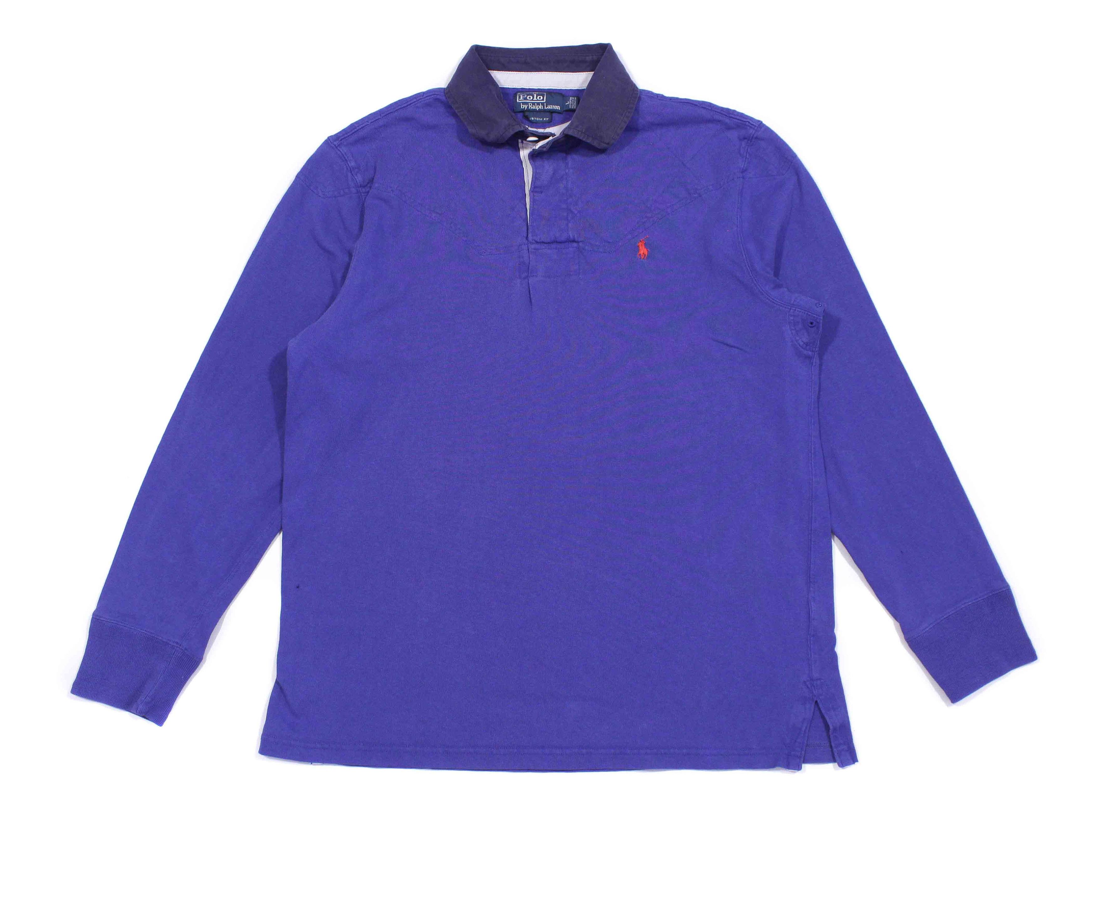 Polo Ralph Lauren 90S Logo Rugby Size US L / EU 52-54 / 3 - 1 Thumbnail