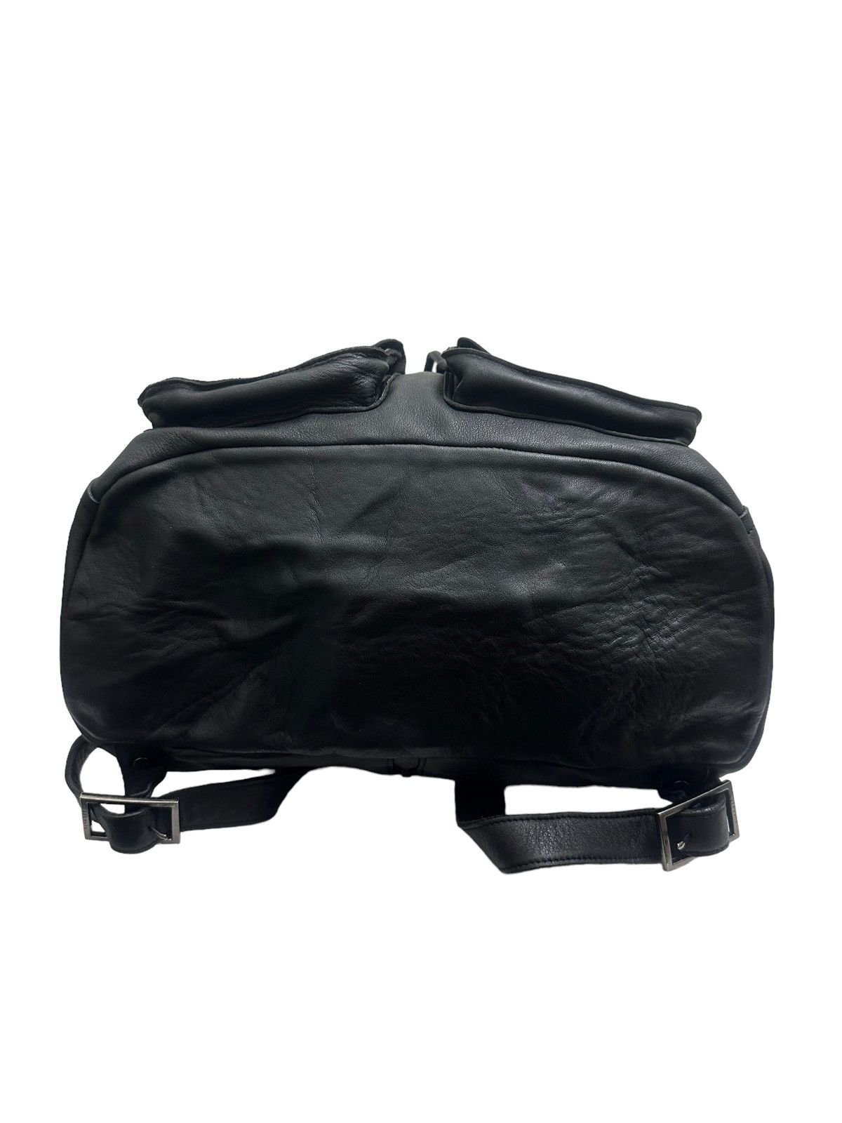 Genuine Leather Vintage Ssamzie Leather Tanker Backpack Size ONE SIZE - 5 Thumbnail