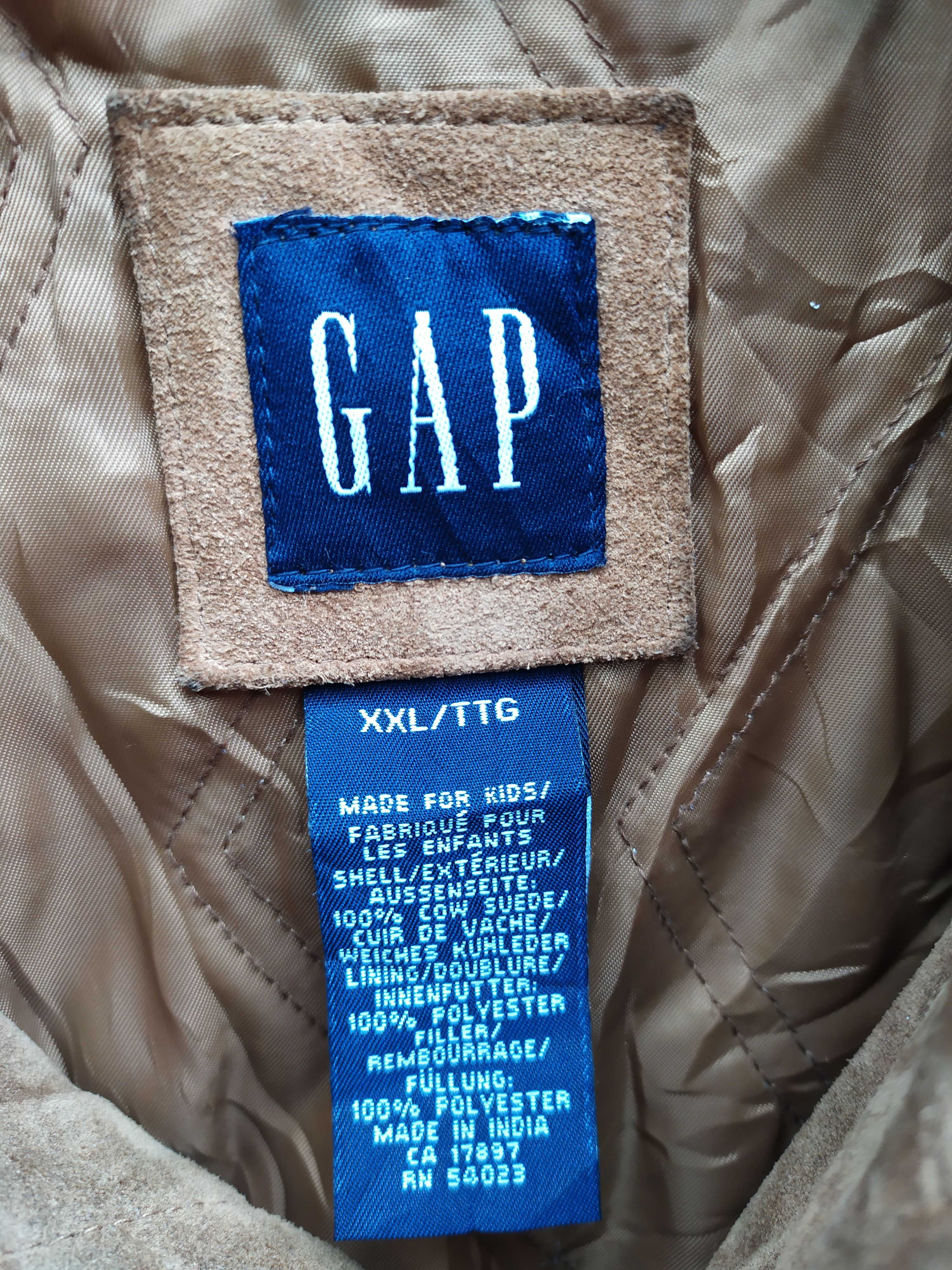Gap × Vintage Vintage x Gap Leather Jacket Size US S / EU 44-46 / 1 - 3 Thumbnail