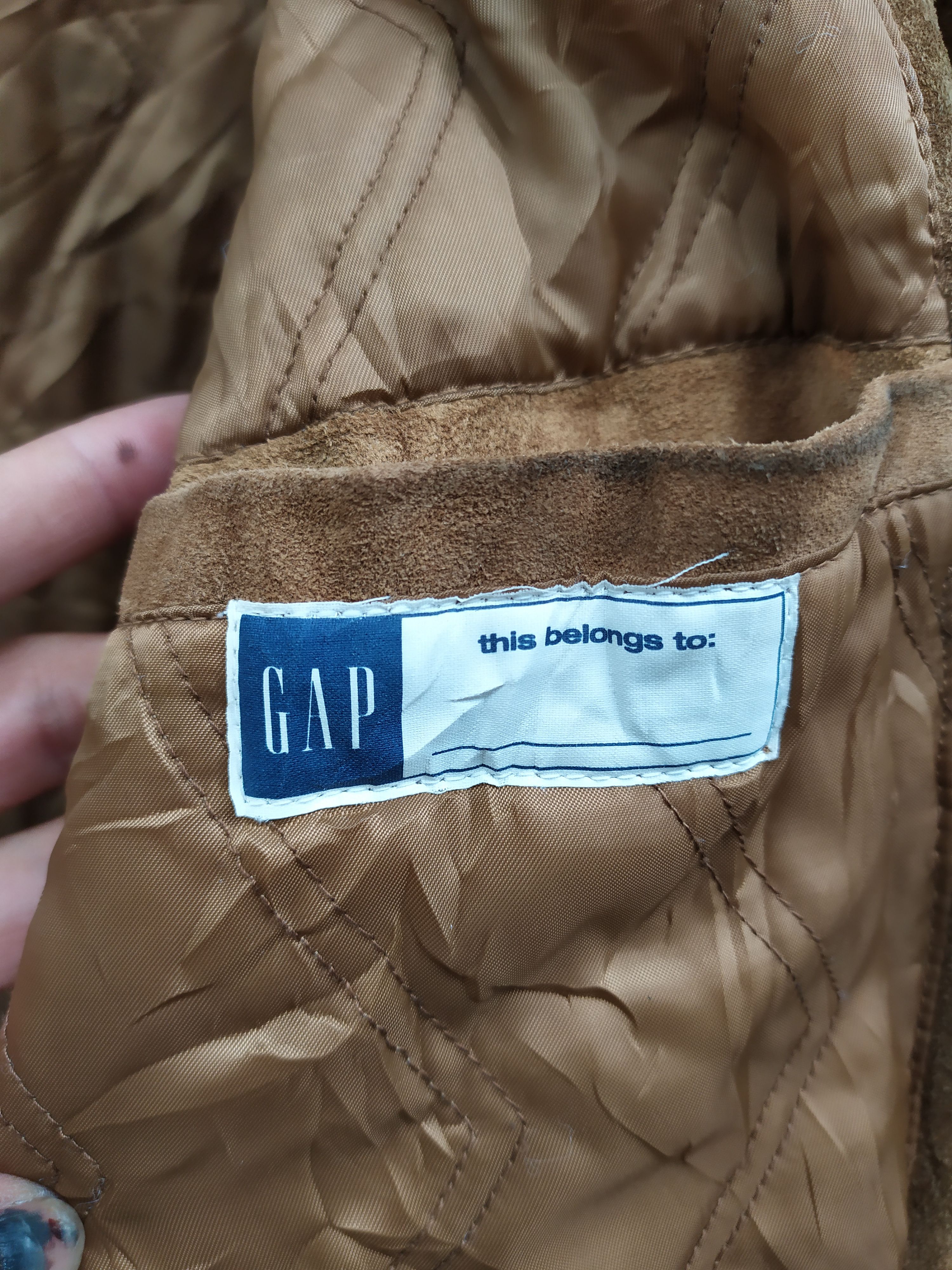 Gap × Vintage Vintage x Gap Leather Jacket Size US S / EU 44-46 / 1 - 4 Thumbnail