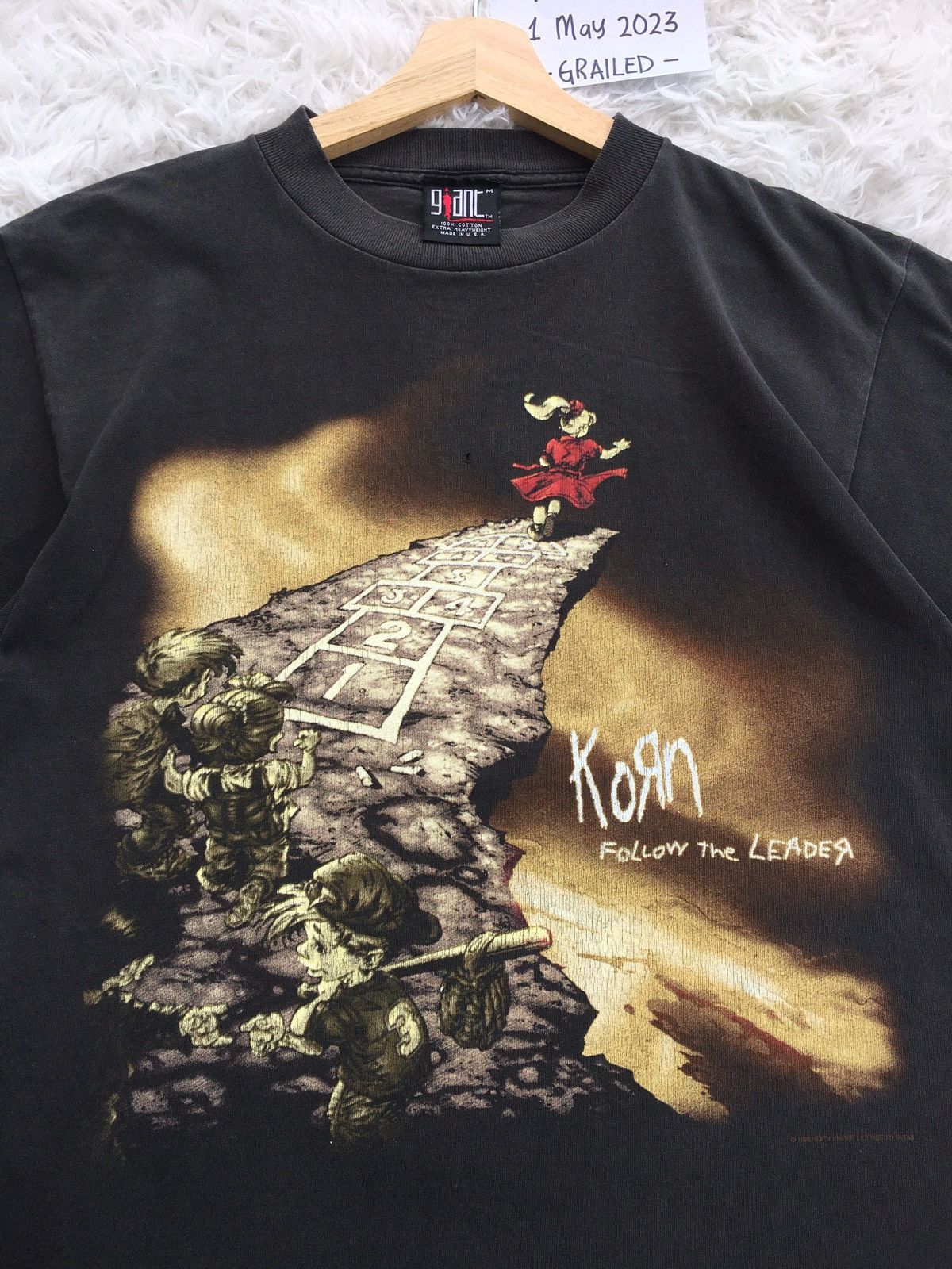 Band Tees Vintage 90s Korn Follow the Leader Album Tshirt Size US M / EU 48-50 / 2 - 7 Thumbnail