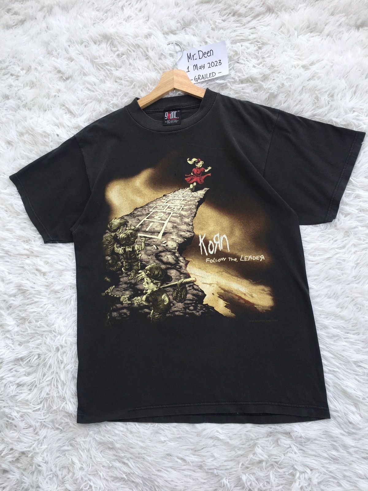 Band Tees Vintage 90s Korn Follow the Leader Album Tshirt Size US M / EU 48-50 / 2 - 3 Thumbnail