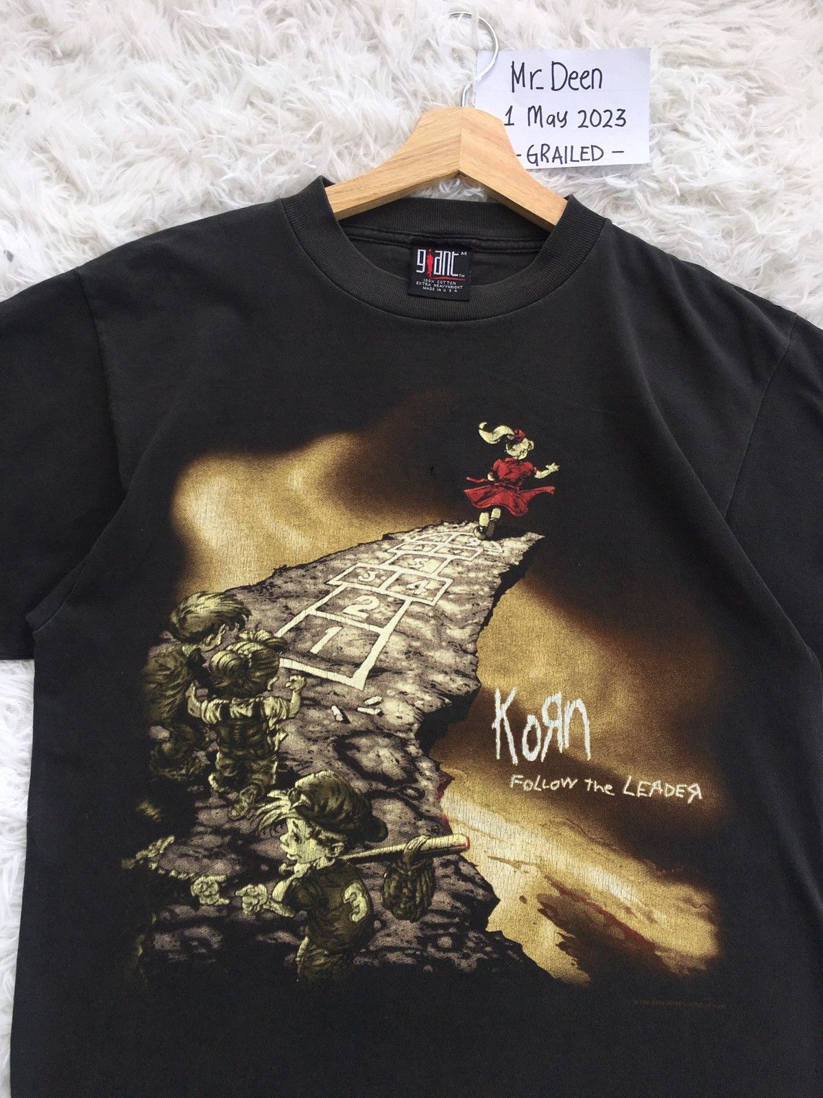 Band Tees Vintage 90s Korn Follow the Leader Album Tshirt Size US M / EU 48-50 / 2 - 6 Thumbnail