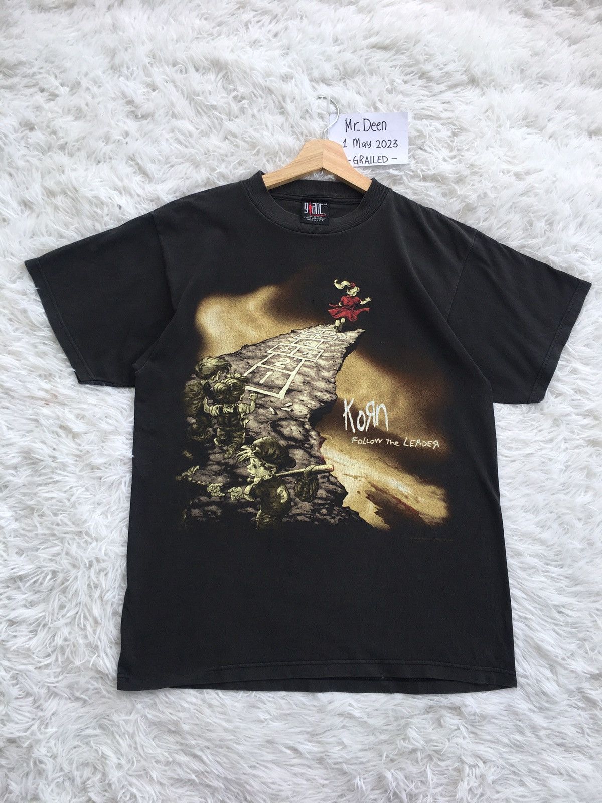 Band Tees Vintage 90s Korn Follow the Leader Album Tshirt Size US M / EU 48-50 / 2 - 1 Thumbnail