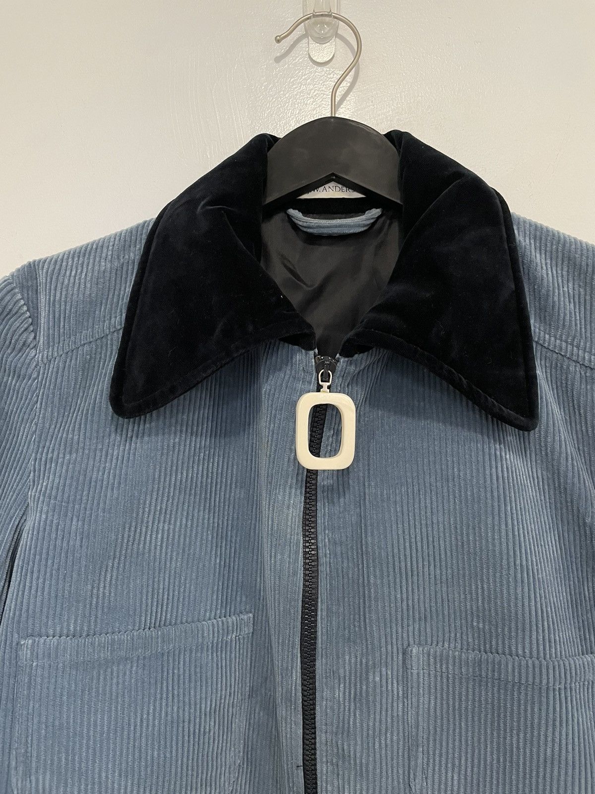 JW Anderson FW15 CORDUROY AND VELVET COLLARED CROPPED JACKET Size US M / EU 48-50 / 2 - 4 Thumbnail