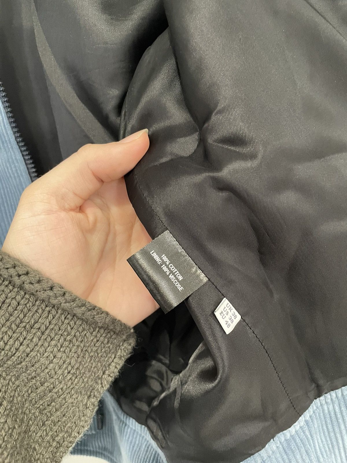 JW Anderson FW15 CORDUROY AND VELVET COLLARED CROPPED JACKET Size US M / EU 48-50 / 2 - 7 Thumbnail