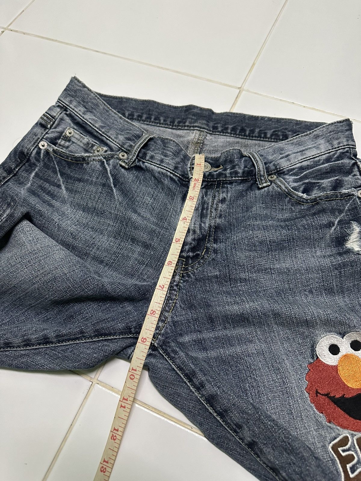 Hysteric Glamour 30x29 Elmo sesame street blue denim jeans Size US 30 / EU 46 - 11 Thumbnail