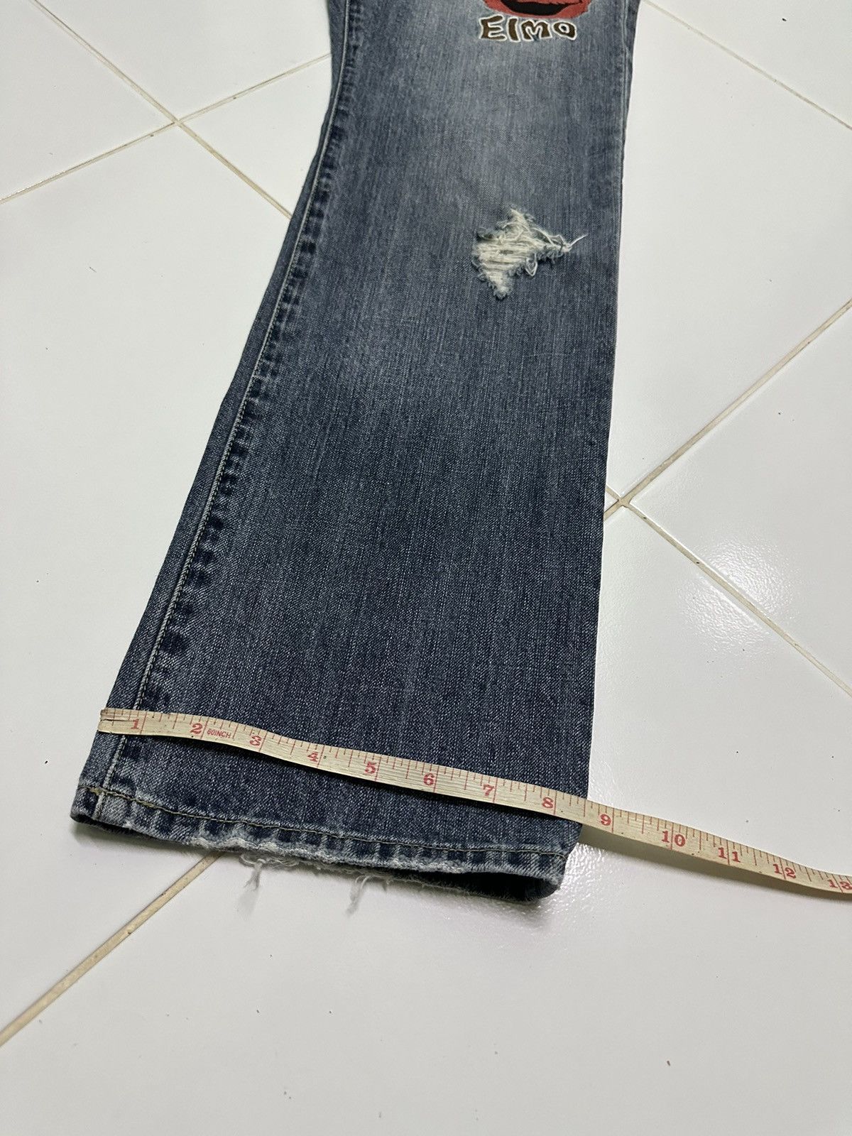 Hysteric Glamour 30x29 Elmo sesame street blue denim jeans Size US 30 / EU 46 - 7 Thumbnail