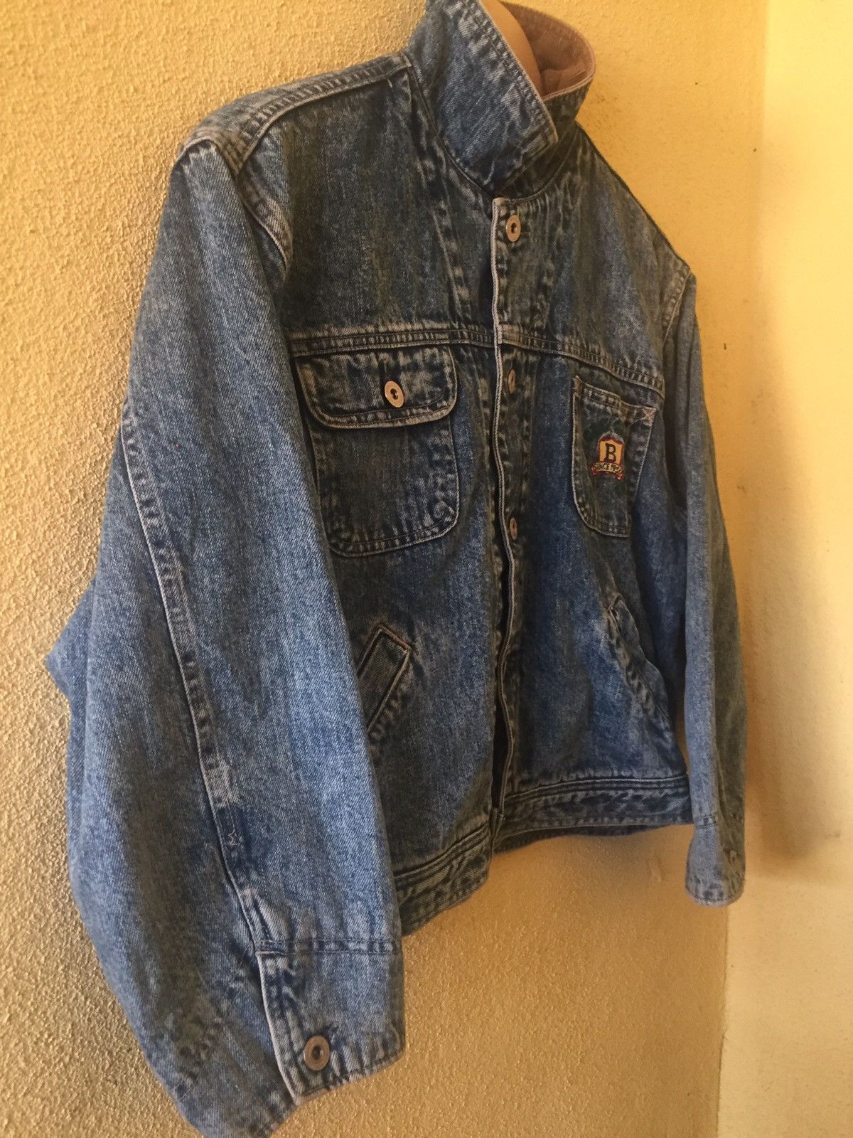 Big John Vintage 90's Big John Trucker Denim Jacket Size US L / EU 52-54 / 3 - 2 Thumbnail