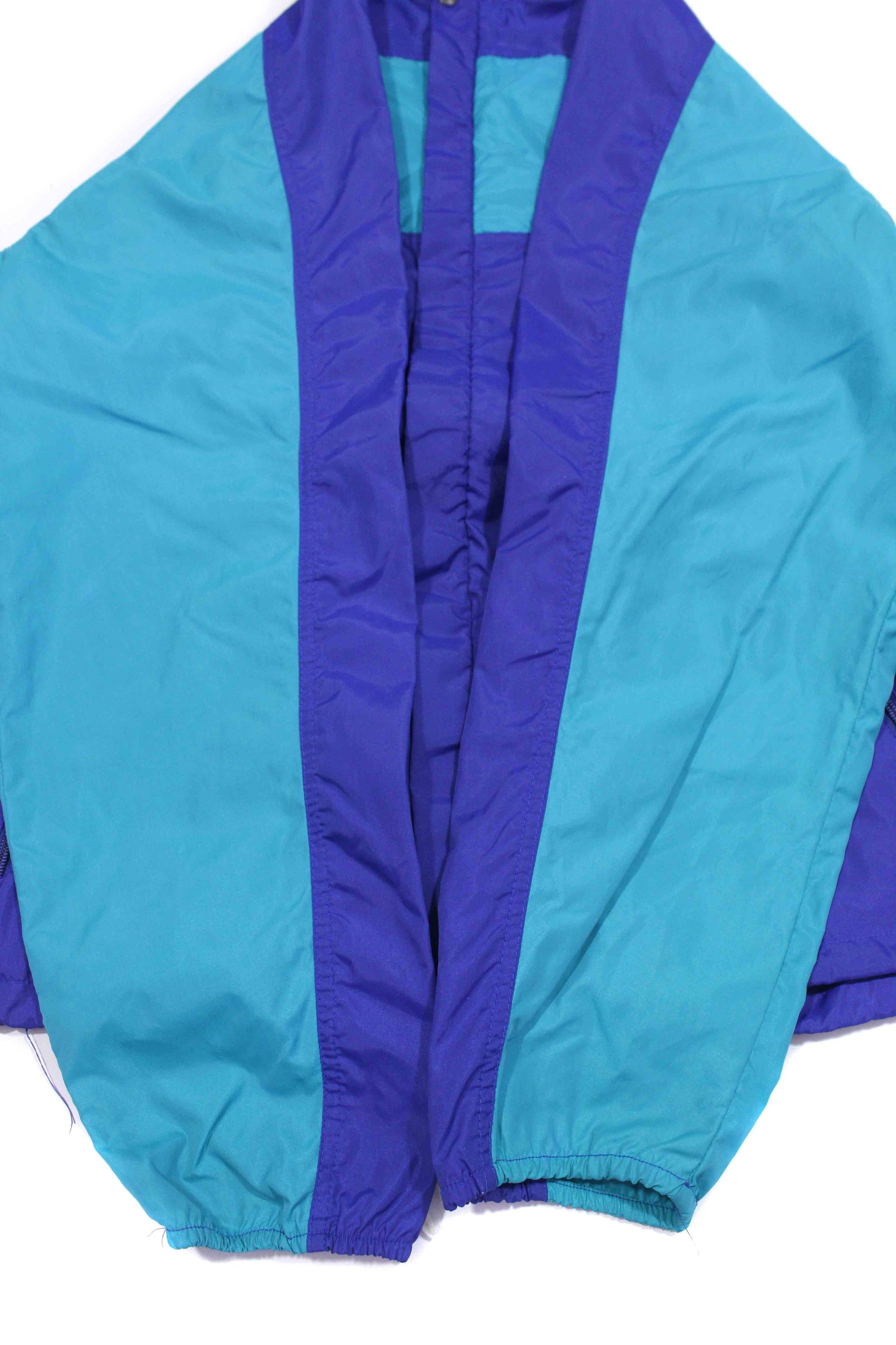 Nike 80S Swoosh Logo Nylon Jacket Made in Italy Size US XL / EU 56 / 4 - 6 Thumbnail
