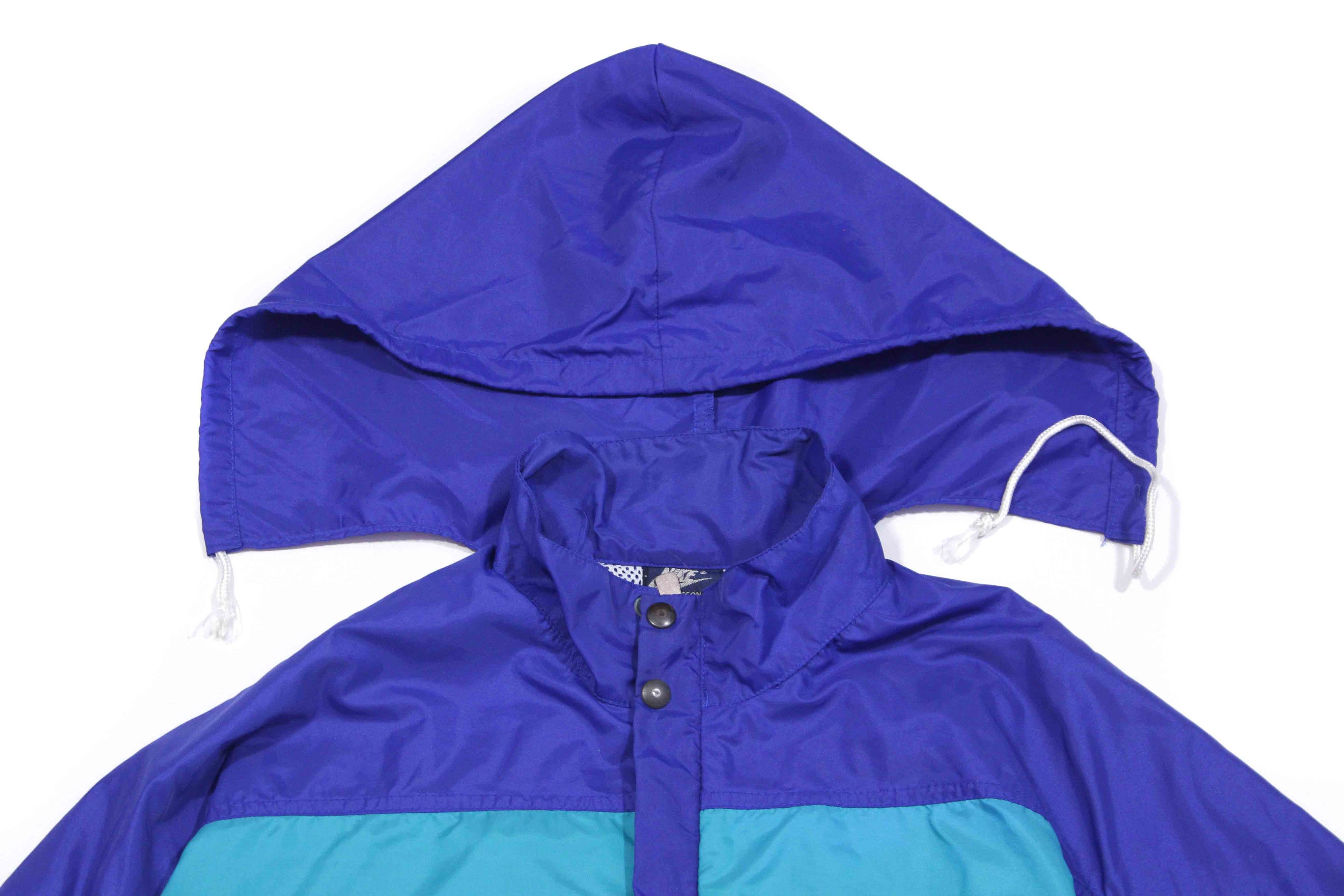 Nike 80S Swoosh Logo Nylon Jacket Made in Italy Size US XL / EU 56 / 4 - 3 Thumbnail