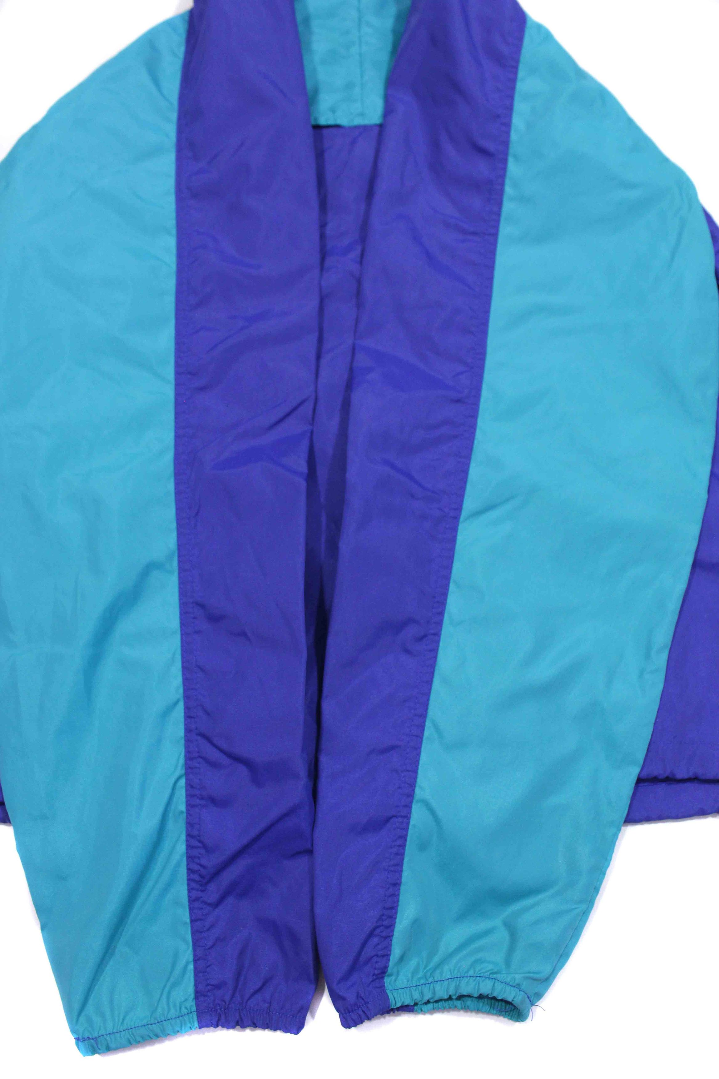 Nike 80S Swoosh Logo Nylon Jacket Made in Italy Size US XL / EU 56 / 4 - 7 Thumbnail
