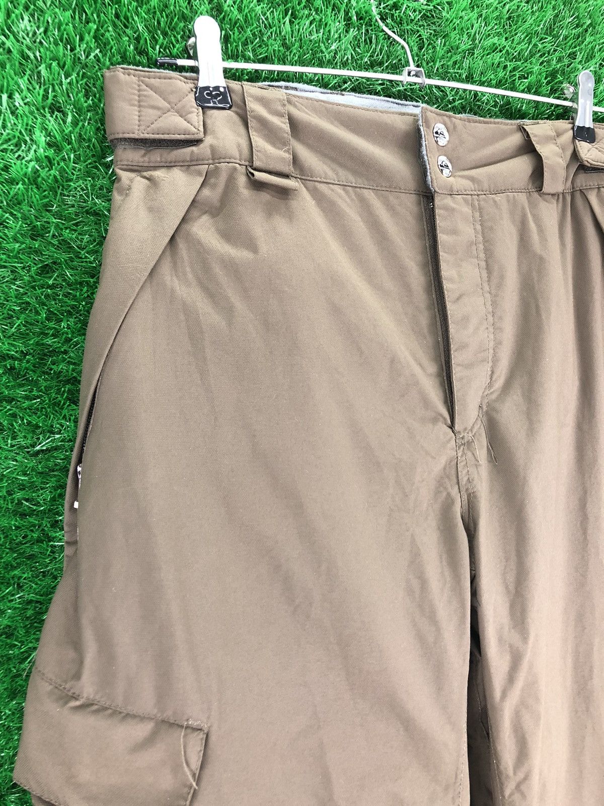 Quiksilver Vintage 90's Quiksilver Ski Snow Cargo Pants Size US 33 - 2 Thumbnail