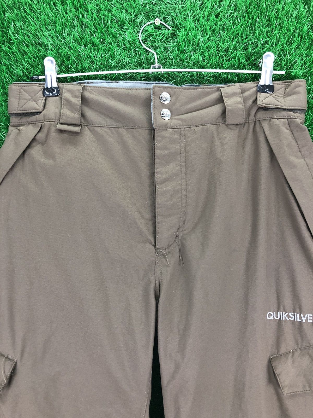Quiksilver Vintage 90's Quiksilver Ski Snow Cargo Pants Size US 33 - 4 Thumbnail