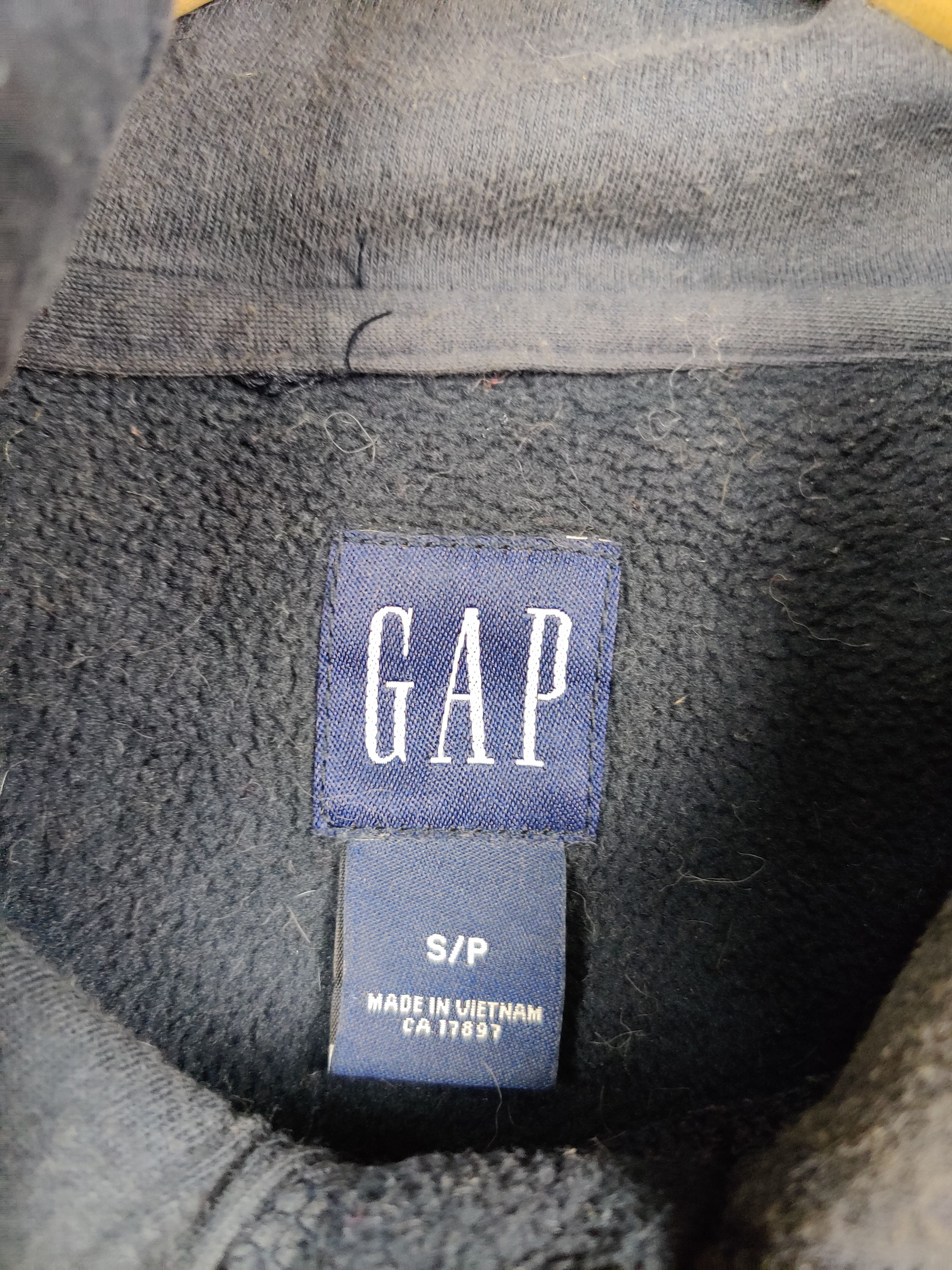Gap Vintage Gap Embroidery Fleece Logo Kanye West Hoodie Size US S / EU 44-46 / 1 - 5 Thumbnail