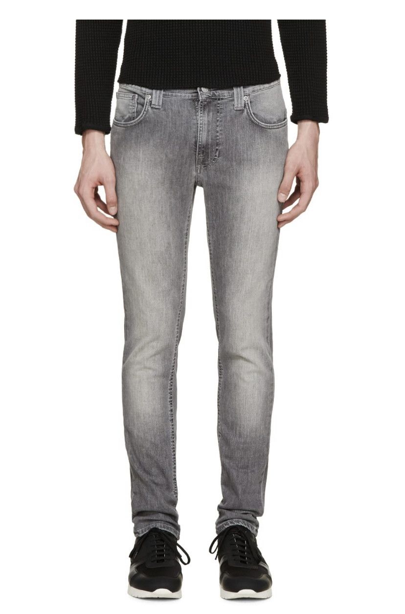 Nudie Jeans Nudie Jeans W32 L30 Grey Thin Finn Jeans Size US 32 / EU 48 - 1 Thumbnail