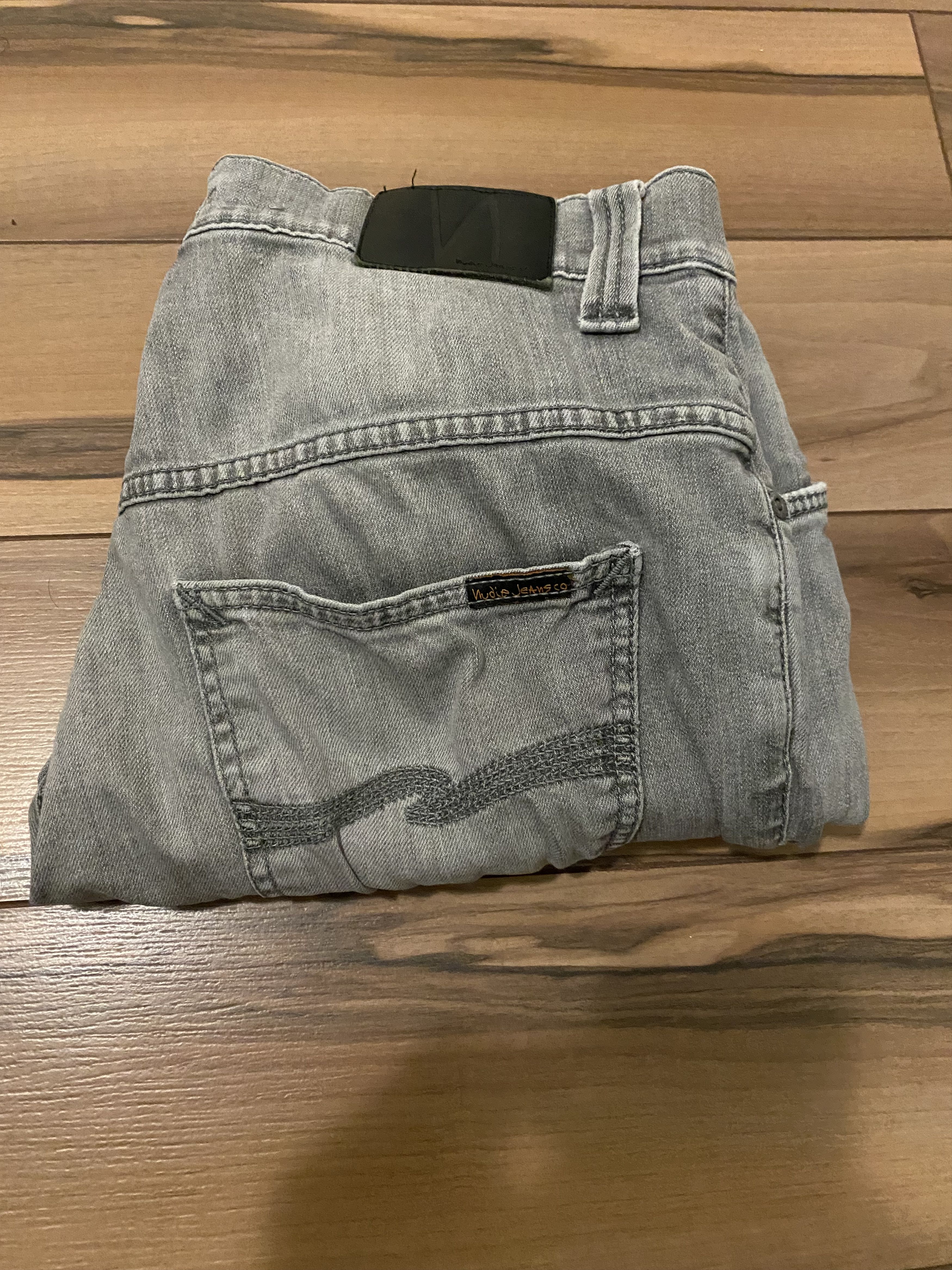 Nudie Jeans Nudie Jeans W32 L30 Grey Thin Finn Jeans Size US 32 / EU 48 - 2 Thumbnail