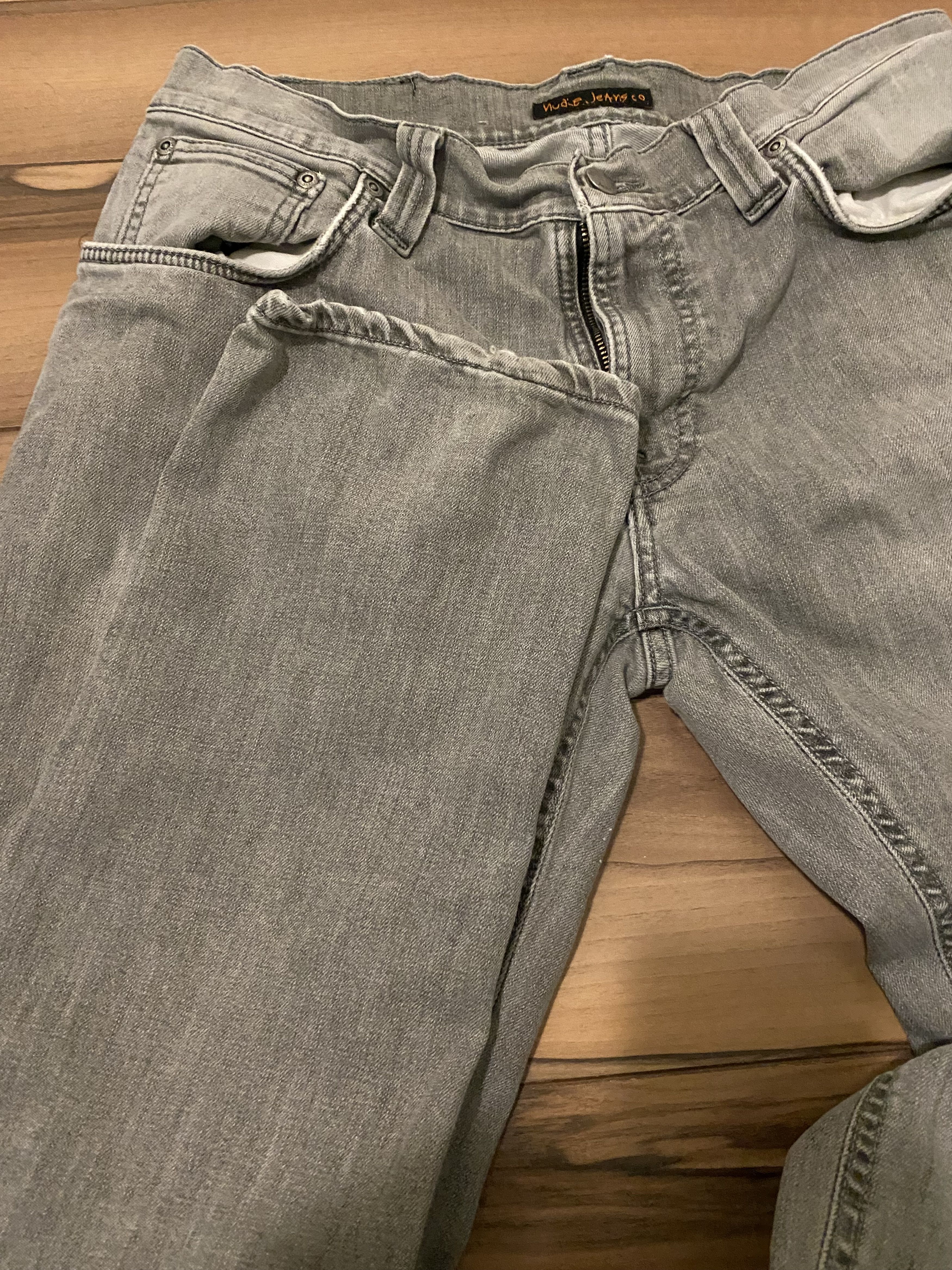 Nudie Jeans Nudie Jeans W32 L30 Grey Thin Finn Jeans Size US 32 / EU 48 - 4 Thumbnail
